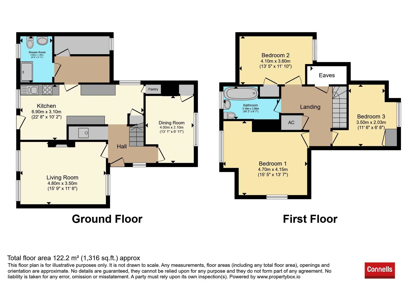 1, Tassell Hall, St. Albans floorplan