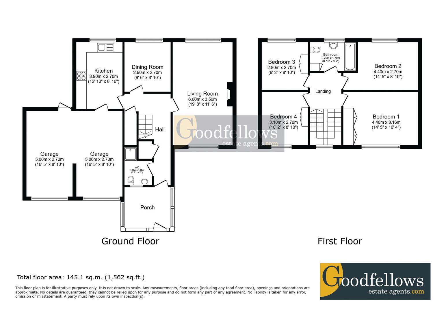 33, Linden Way, Ponteland floorplan