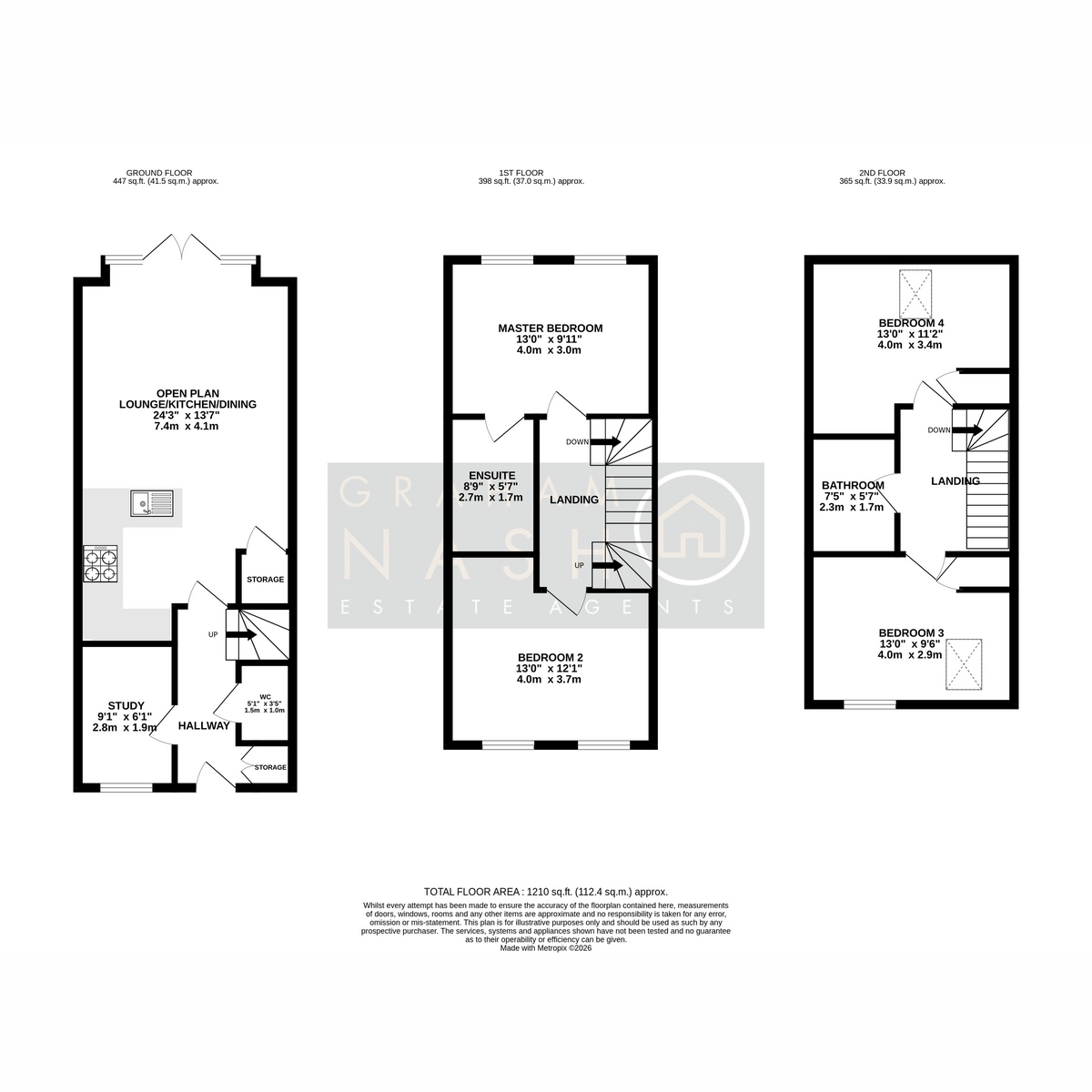 232, Fen Street, Brooklands floorplan