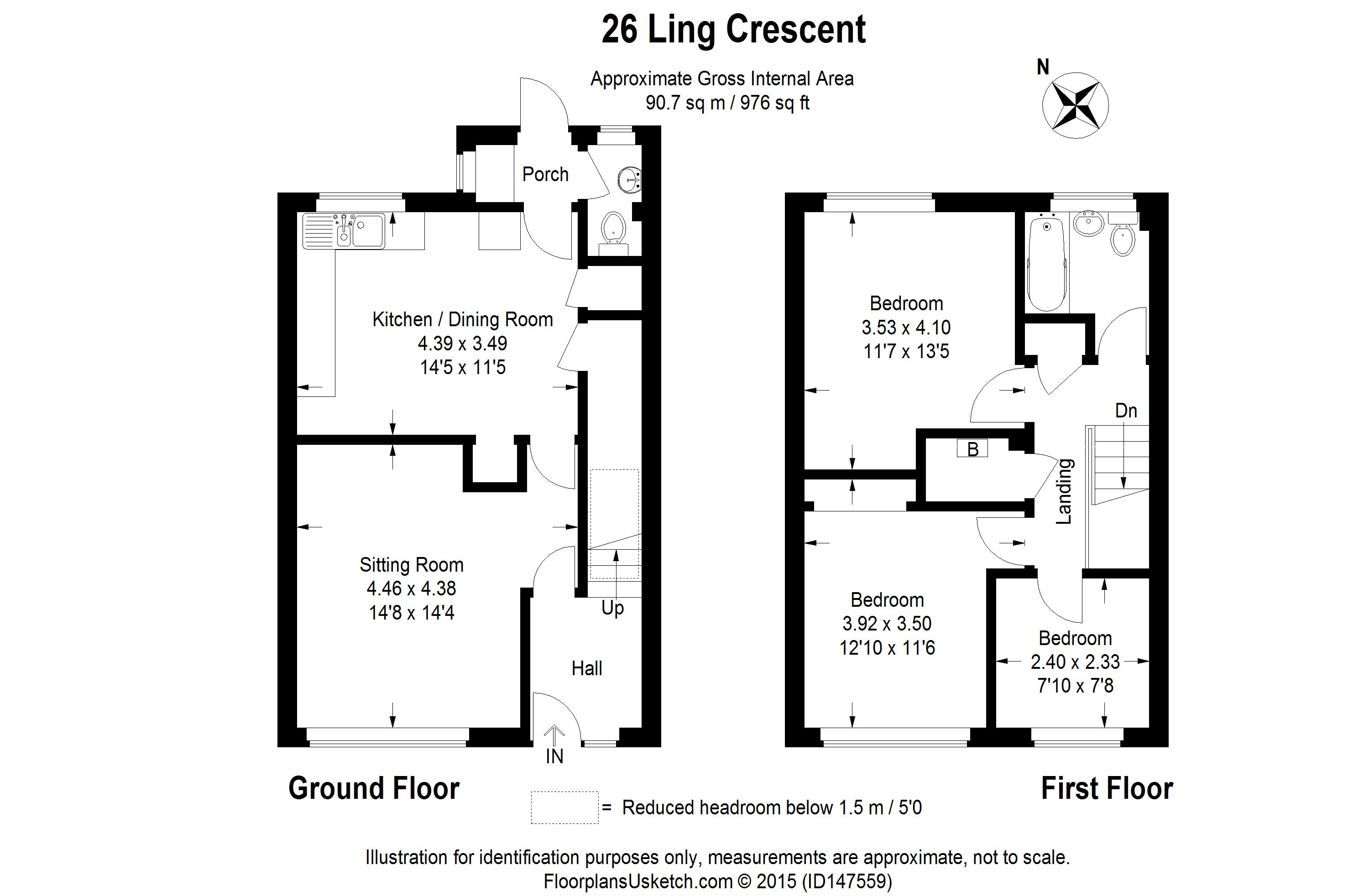 26, Ling Crescent, Hampshire floorplan