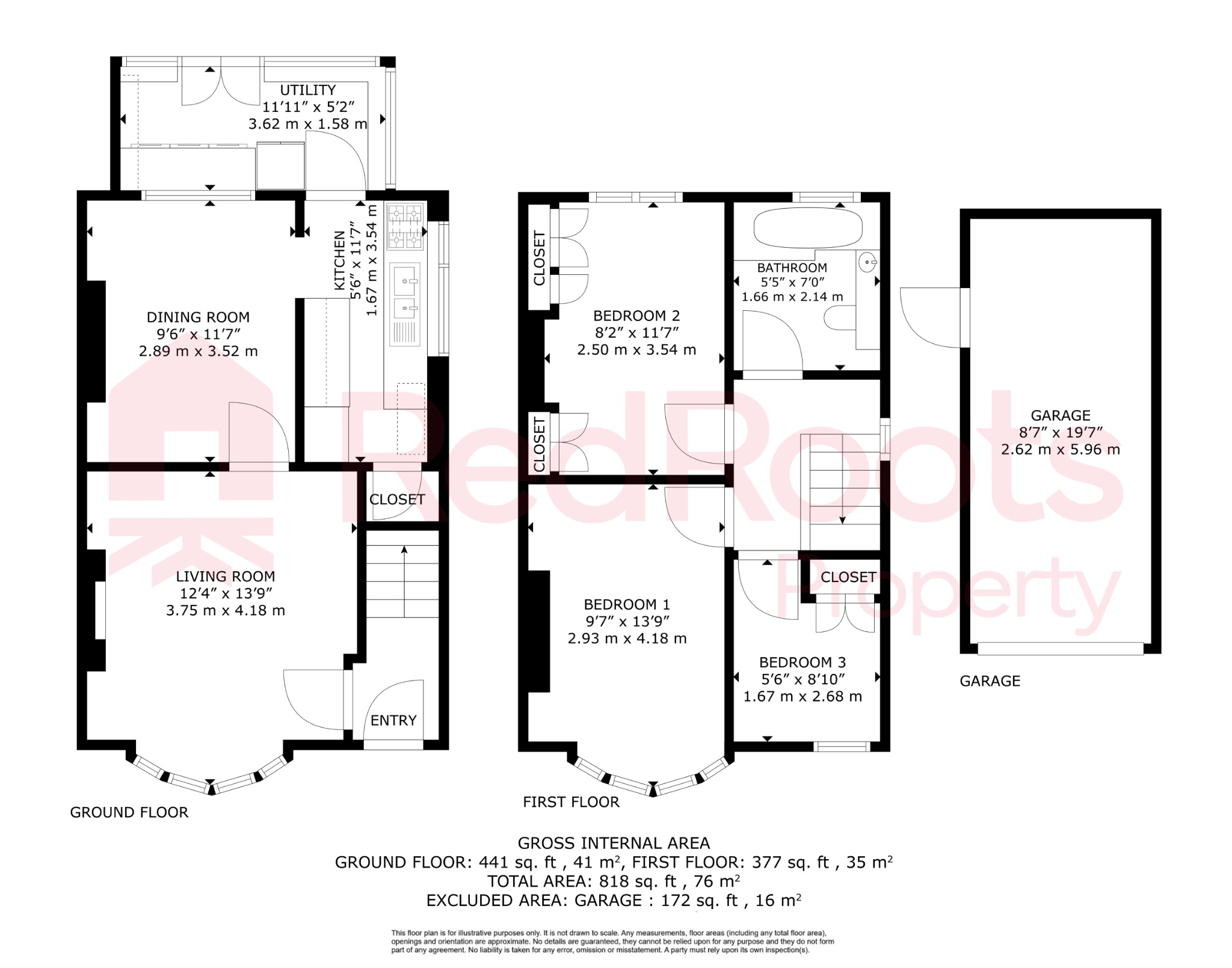 13 Rosedale Road, Doncaster, South Yorkshire floorplan