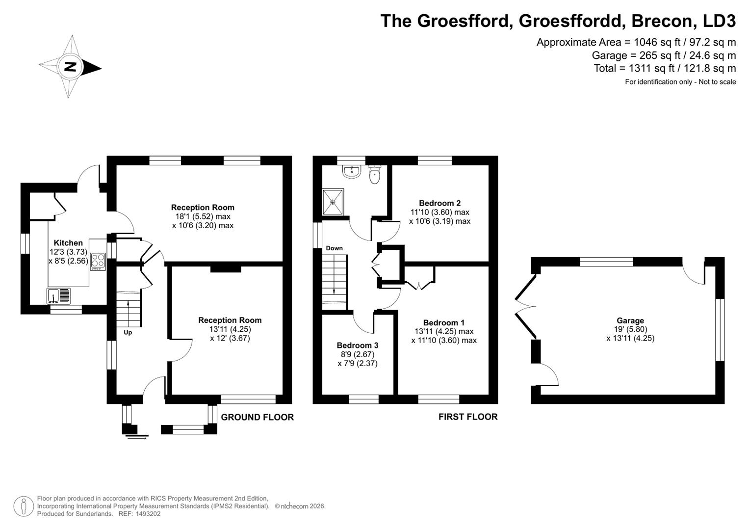 25, The Groesfford, Brecon floorplan