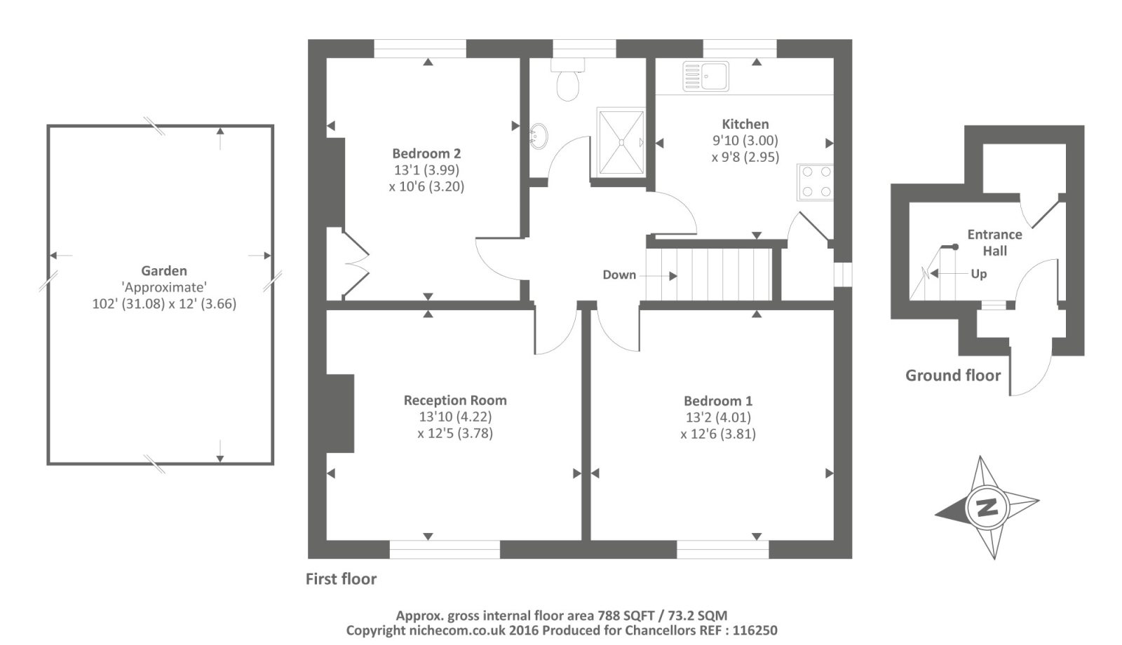 2 Bedrooms Maisonette to rent in Henry Road, Aylesbury HP20