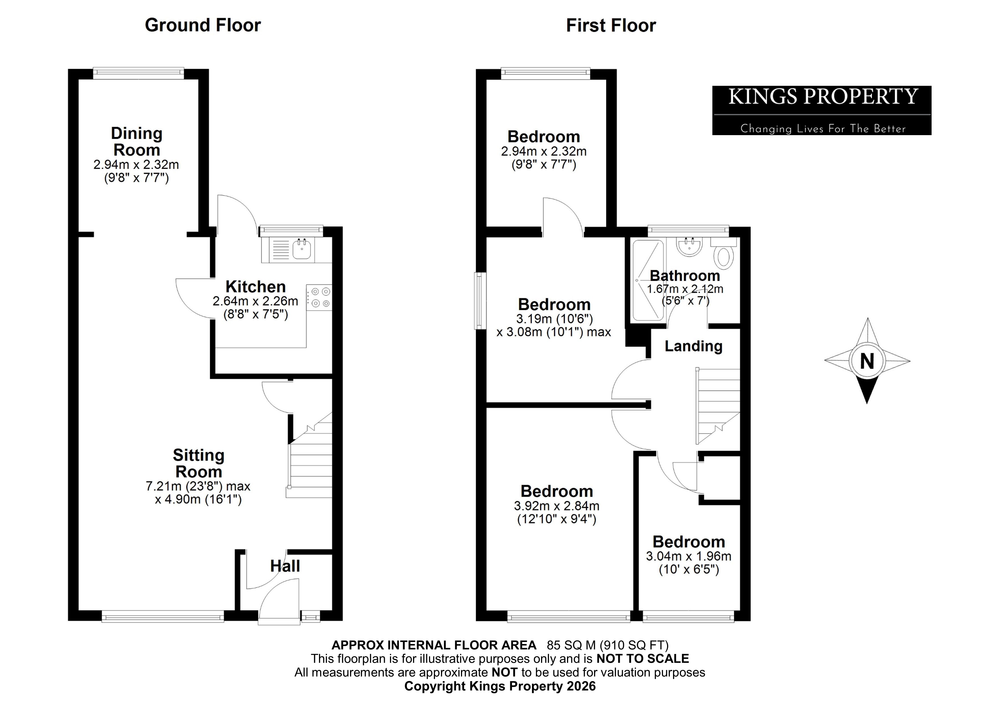 45, Vernon Way, Essex floorplan
