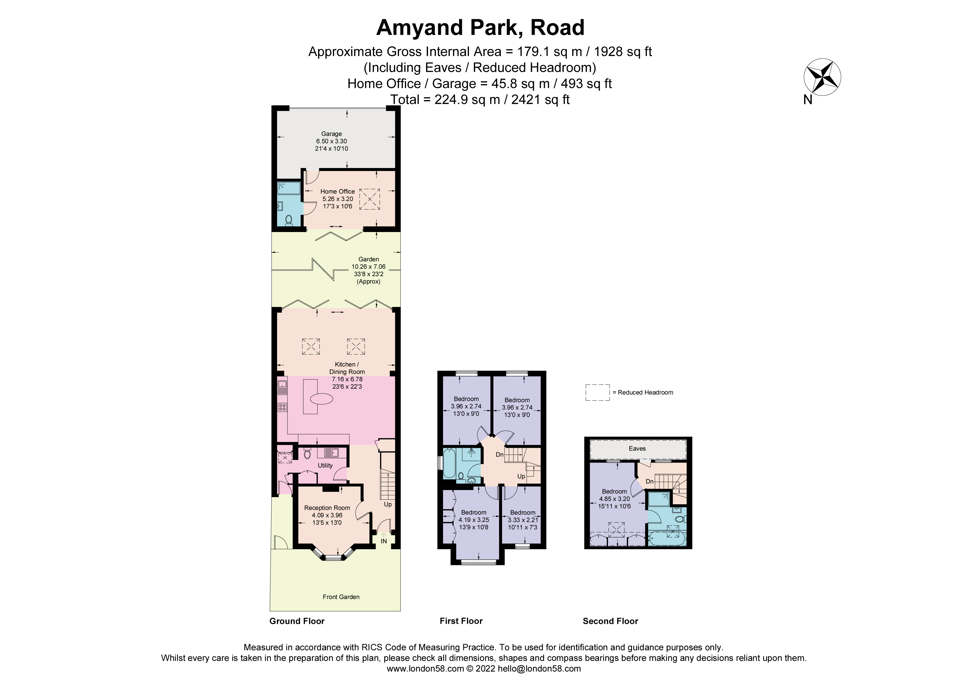 172, Amyand Park Road, Twickenham floorplan