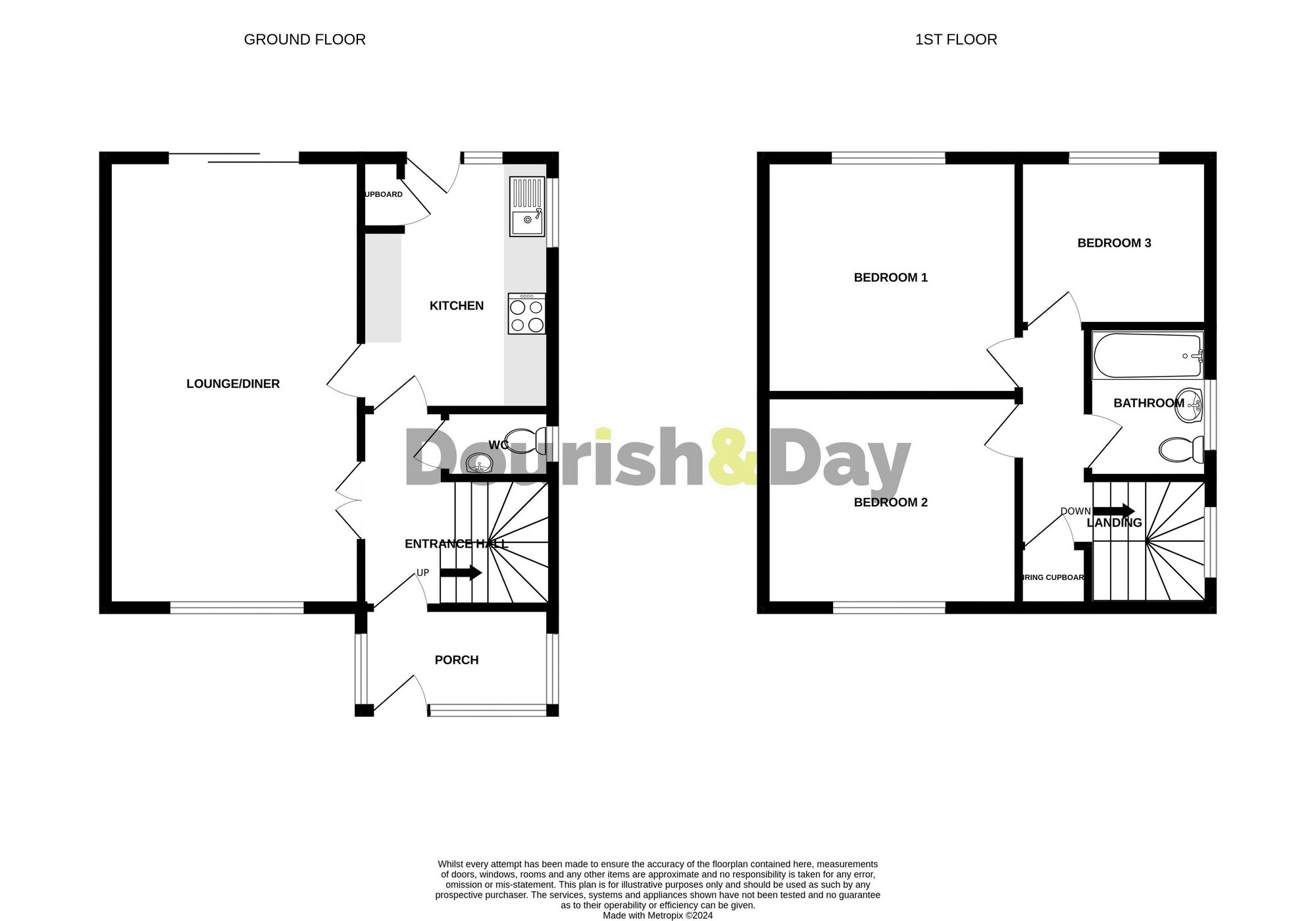 42 Harcourt Way, Stafford floorplan