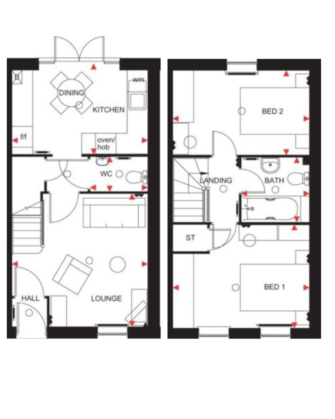 Woodward Drive, Warwick, CV34 floorplan