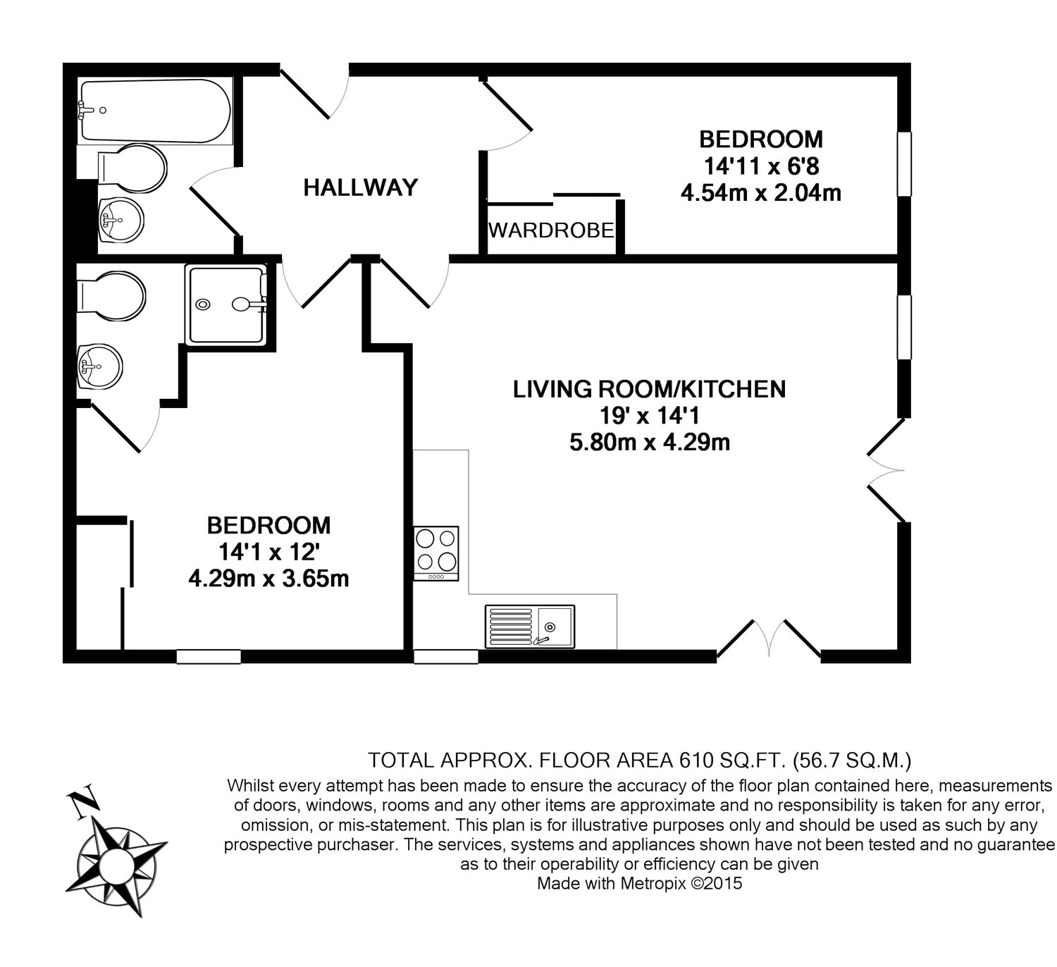 2 Bedrooms Flat to rent in Buckhurst Street, Bethnal Green E1