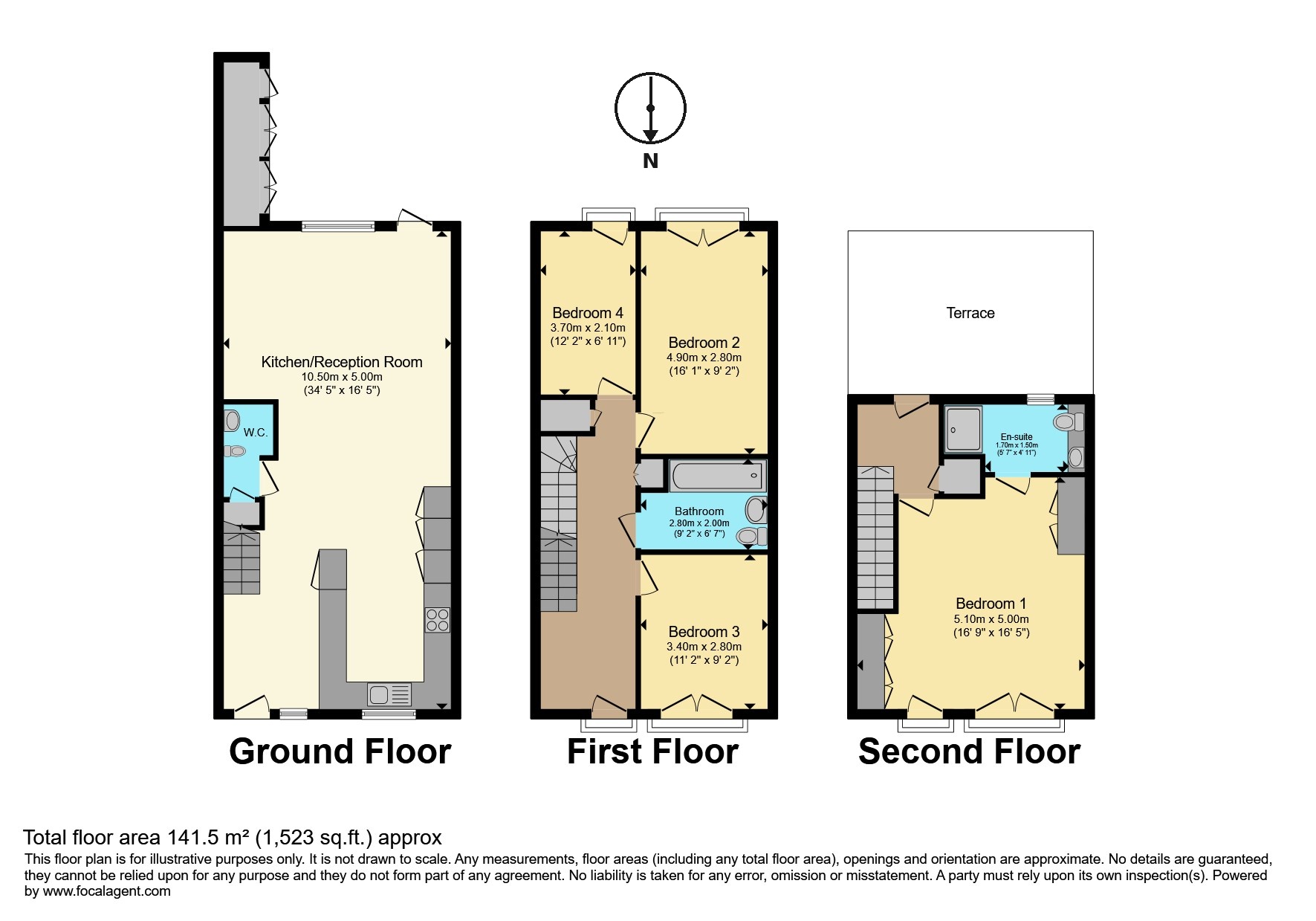 72, Abercrombie Road, London floorplan