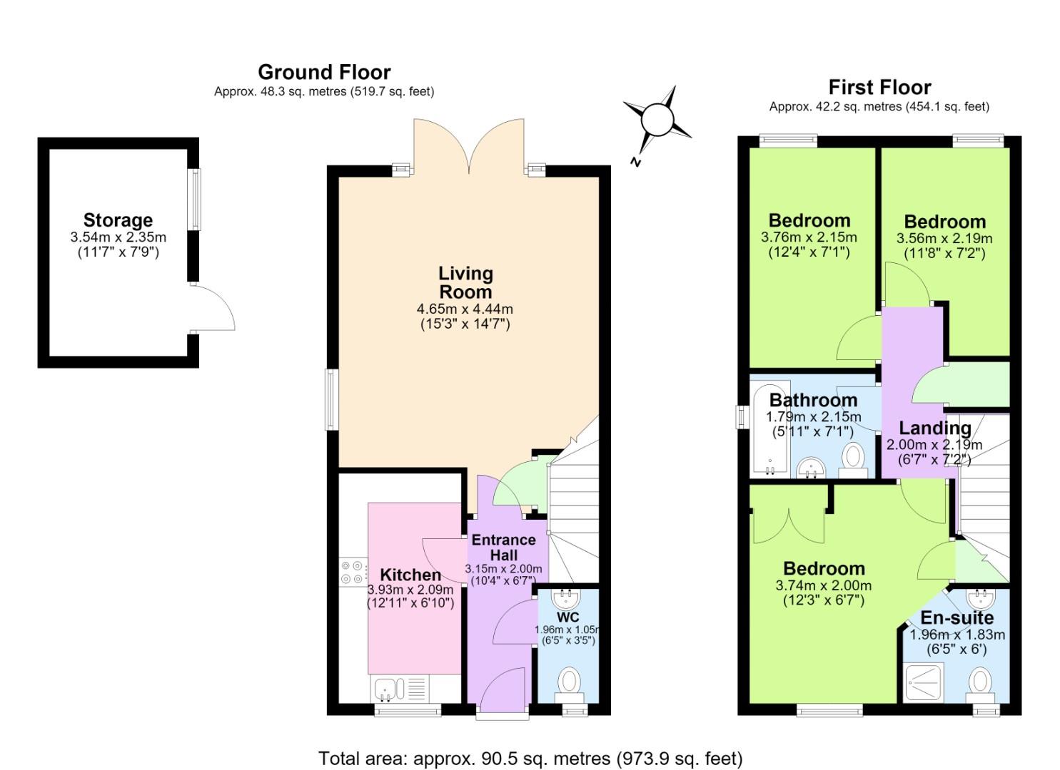 10, Headstock Drive, Swadlincote floorplan