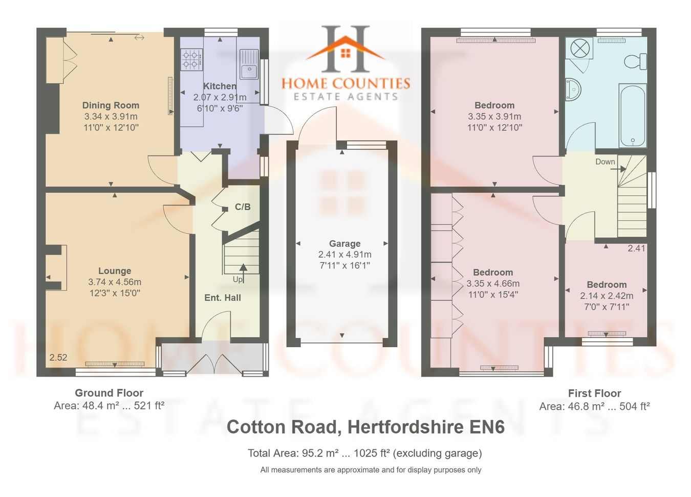 24, Cotton Road, Potters Bar floorplan