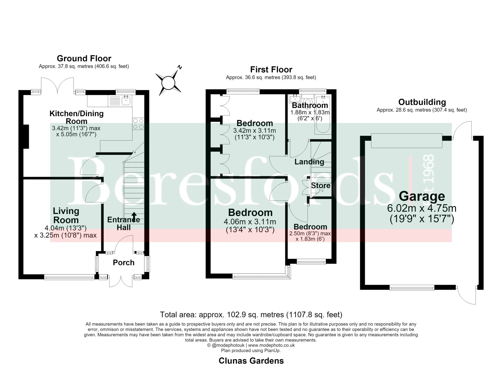 8, Clunas Gardens, Gidea Park floorplan