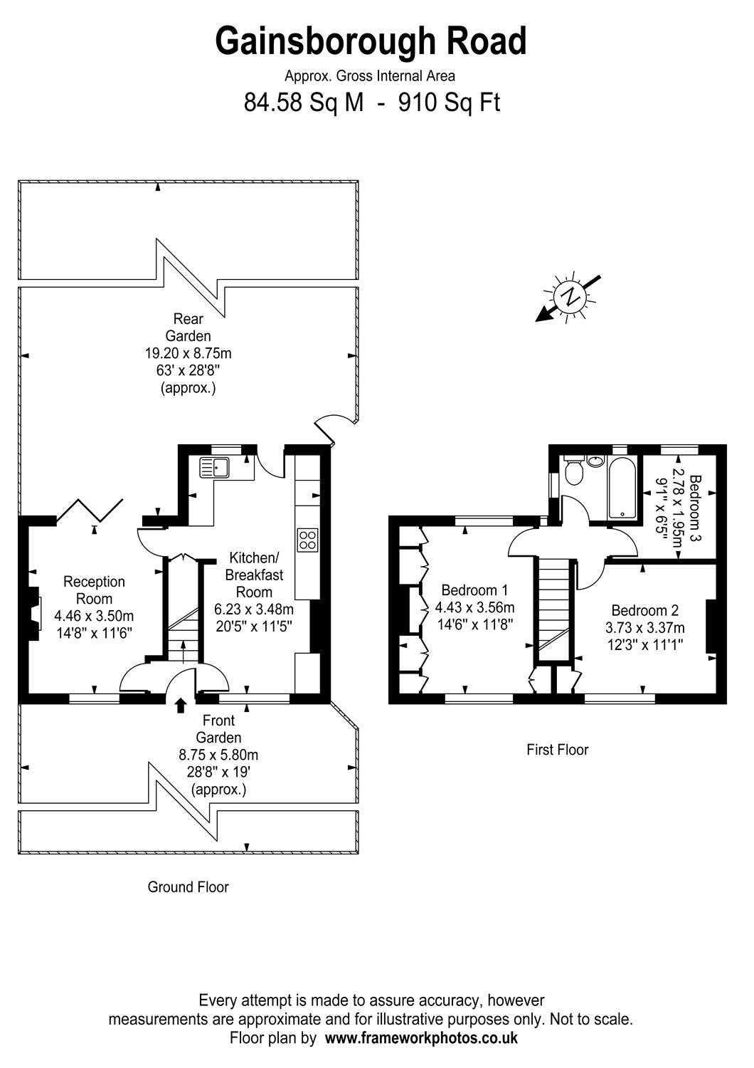38, Gainsborough Road, Richmond floorplan