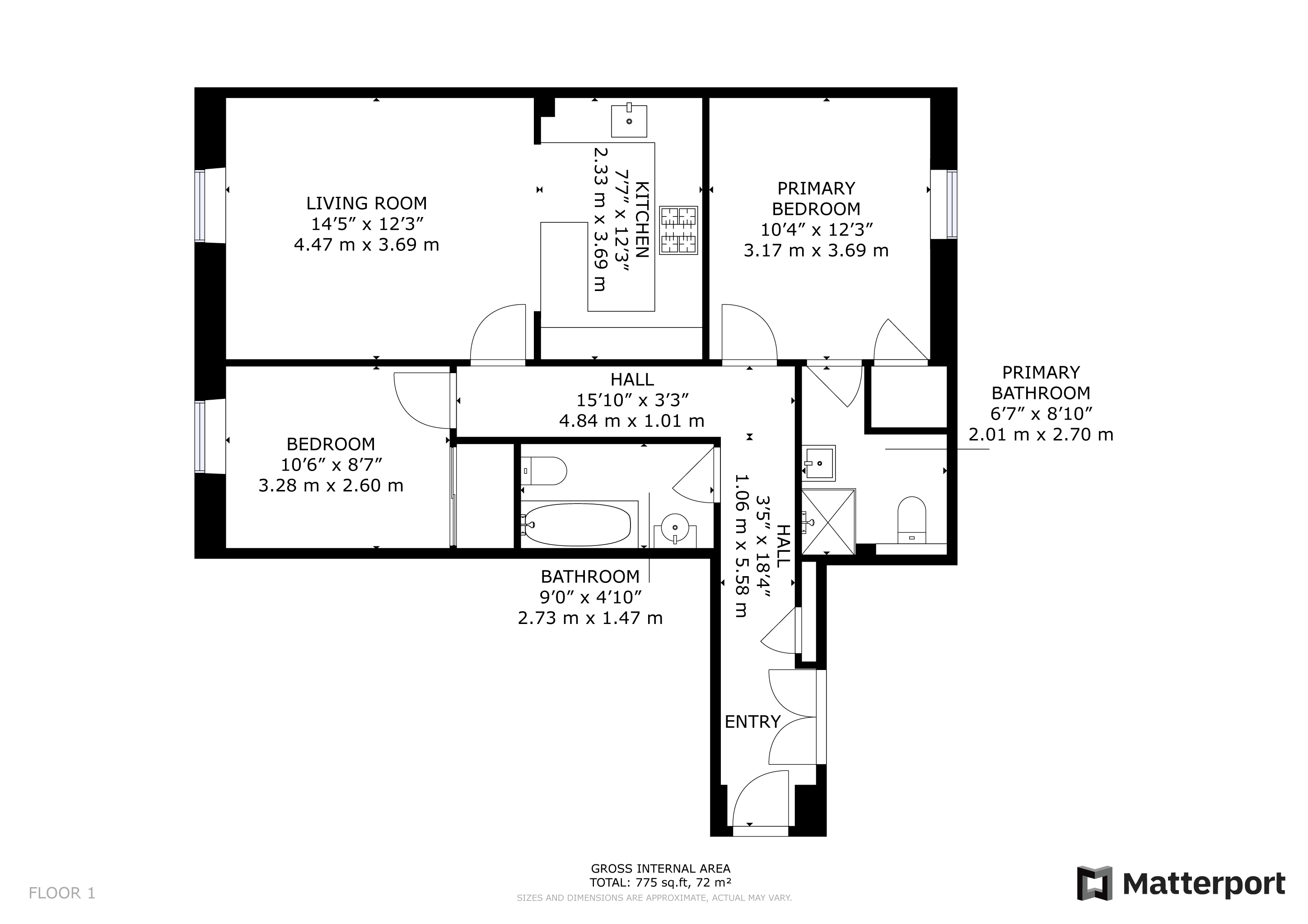 Newlands Road, Cathcart, Glasgow G44, 2 bedroom flat for sale