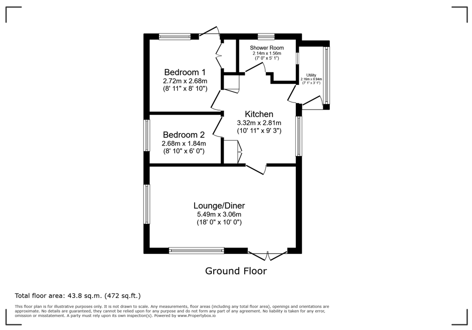 Badgers Lane, Worcestershire floorplan