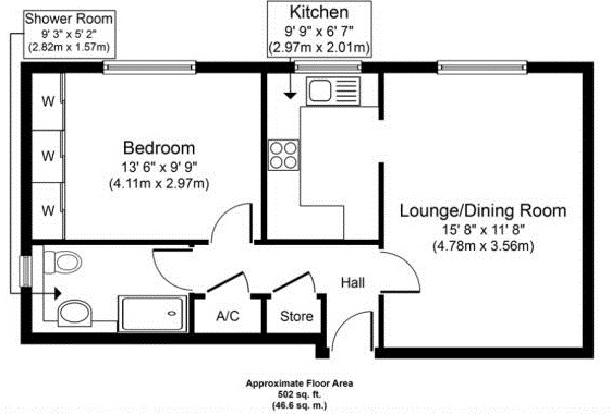 1 Bedrooms Flat for sale in Cobblers Close, Farnham Royal, Bucks SL2