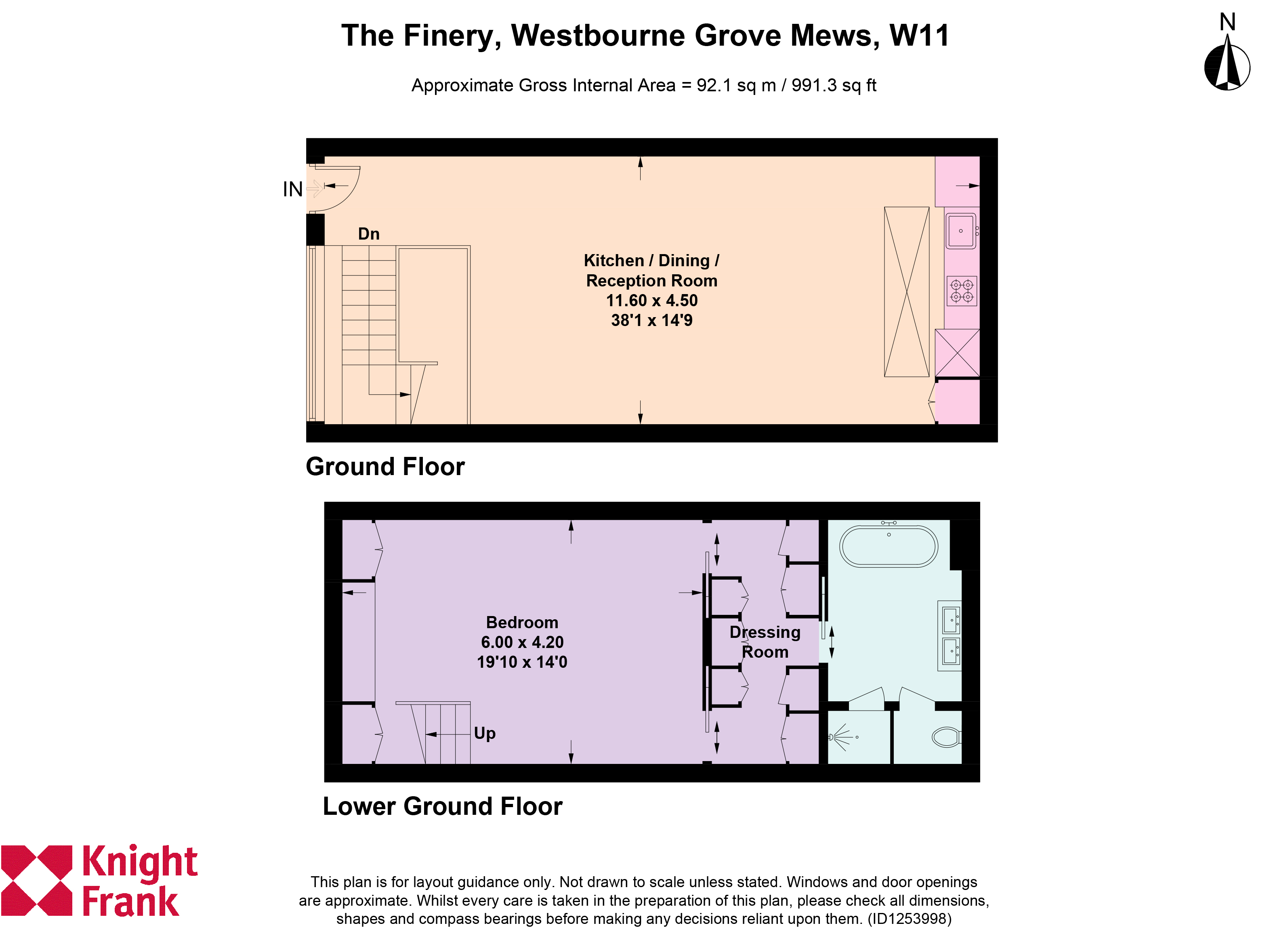2, Westbourne Grove Mews, London floorplan