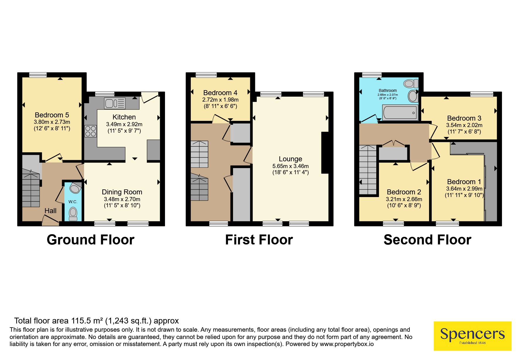 100, Balderstone Close, Leicestershire floorplan
