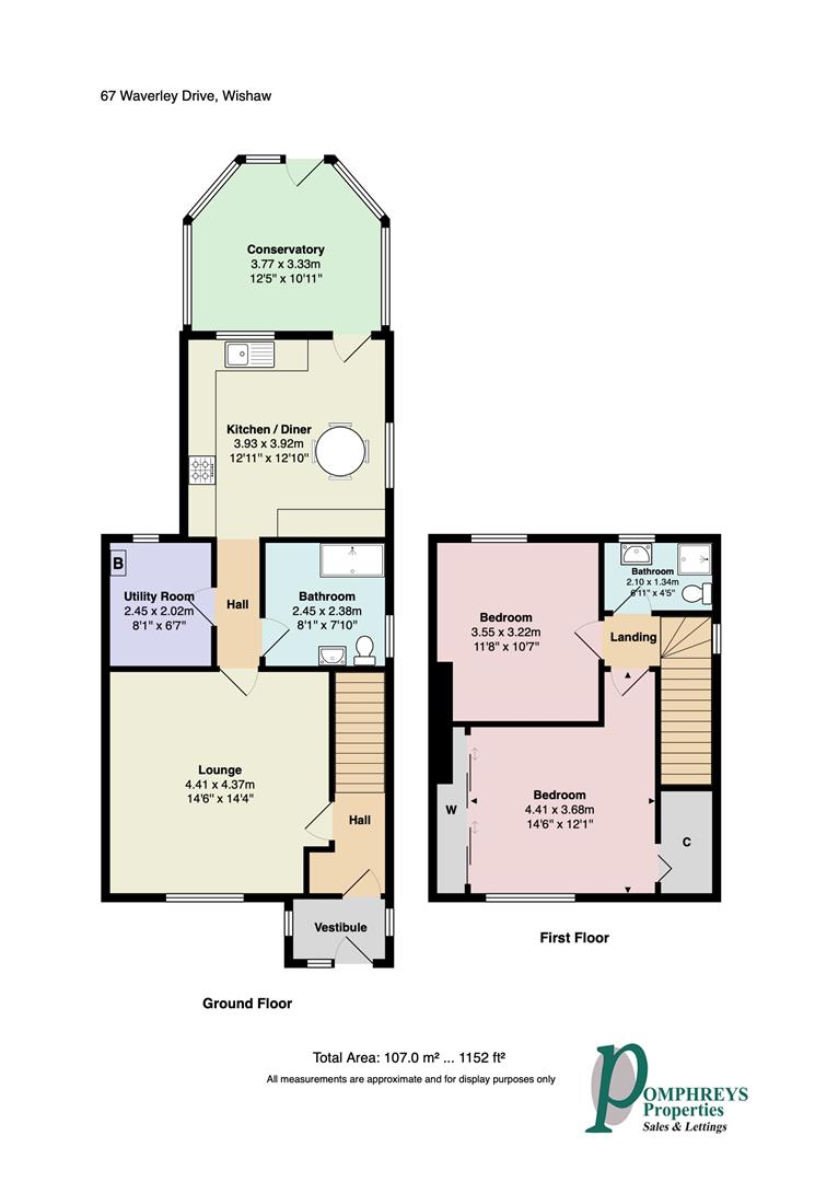 Waverley Drive, Wishaw floorplan