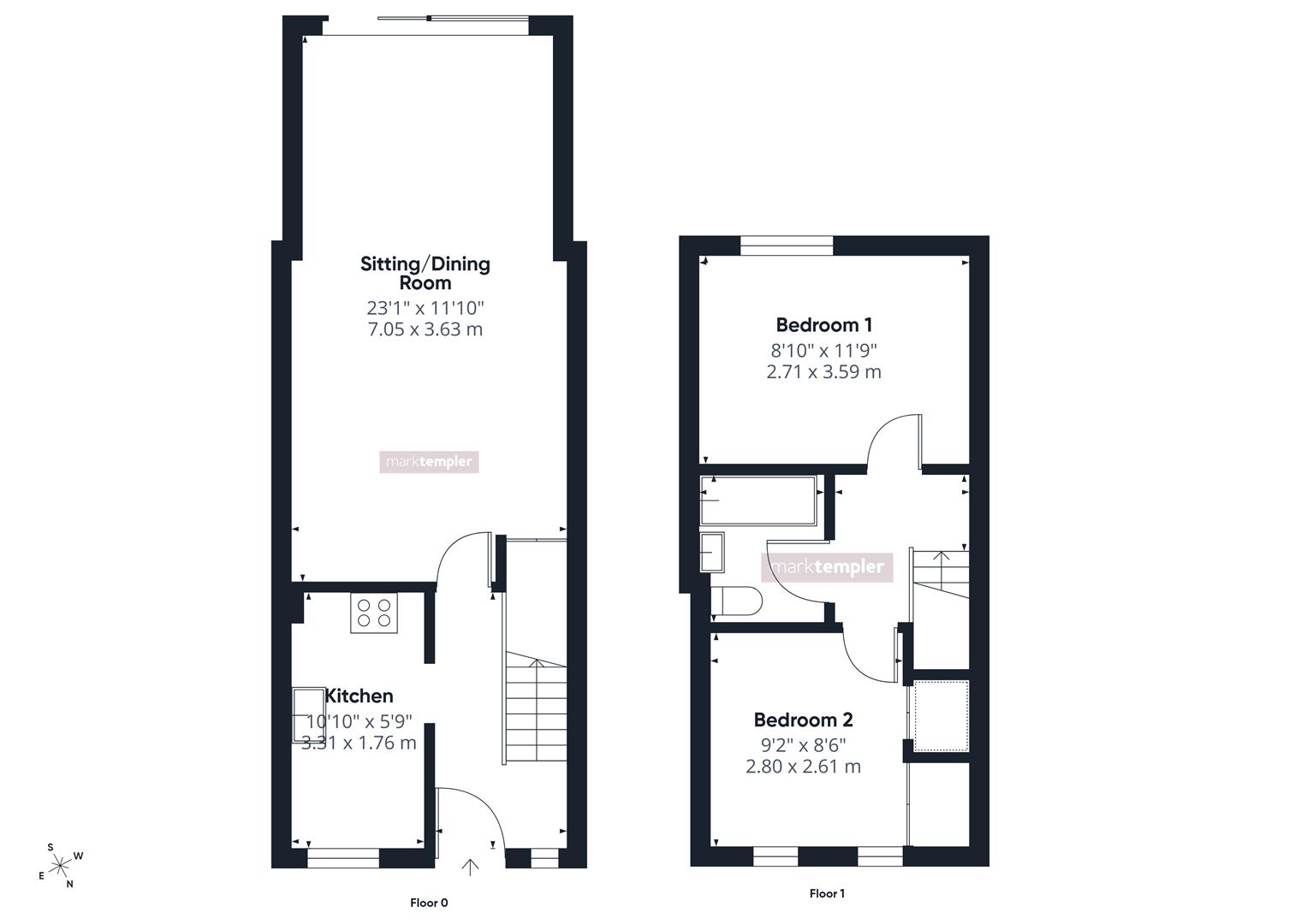 19, Baker Close, Clevedon floorplan