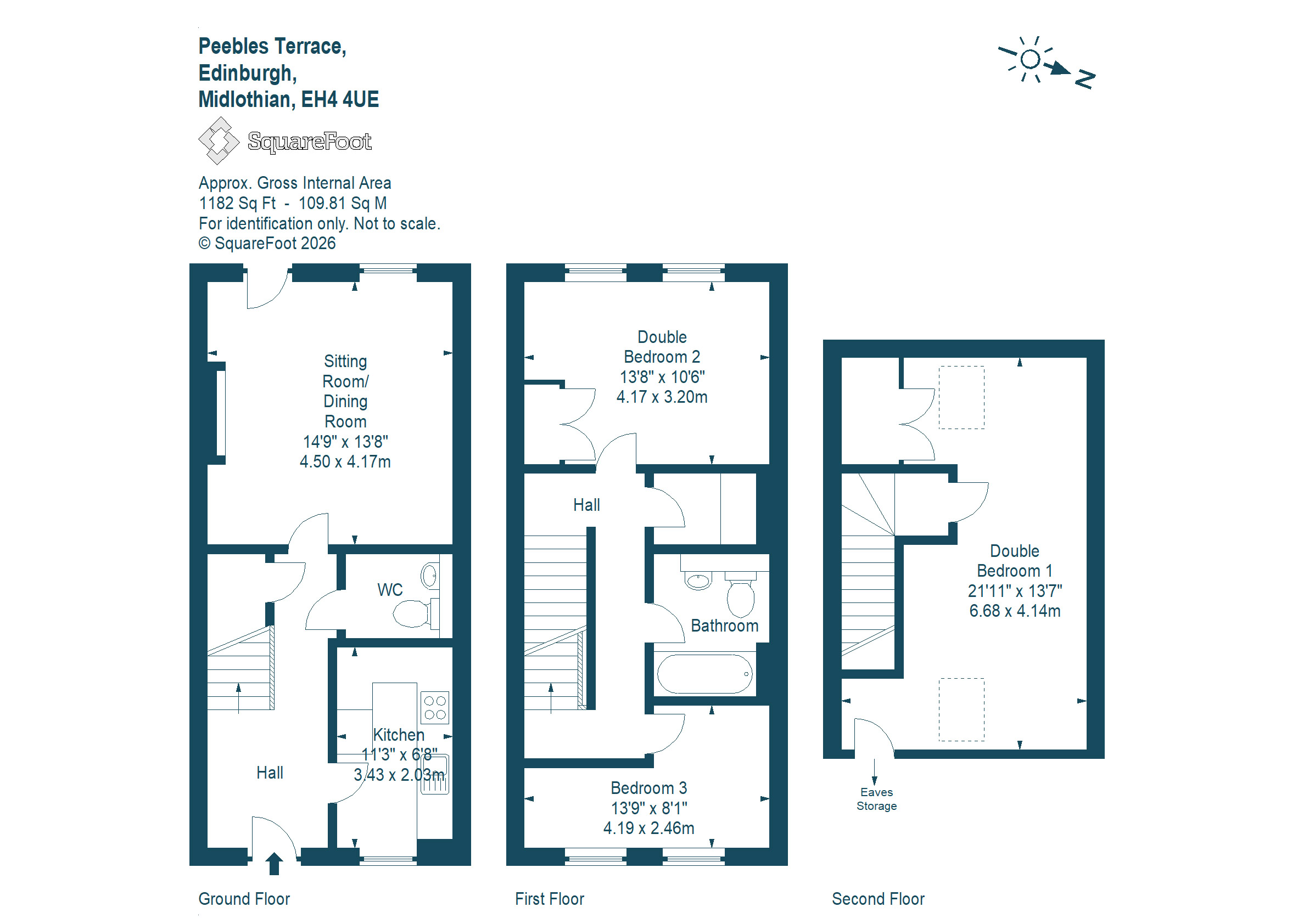 7, Peebles Terrace, Edinburgh floorplan