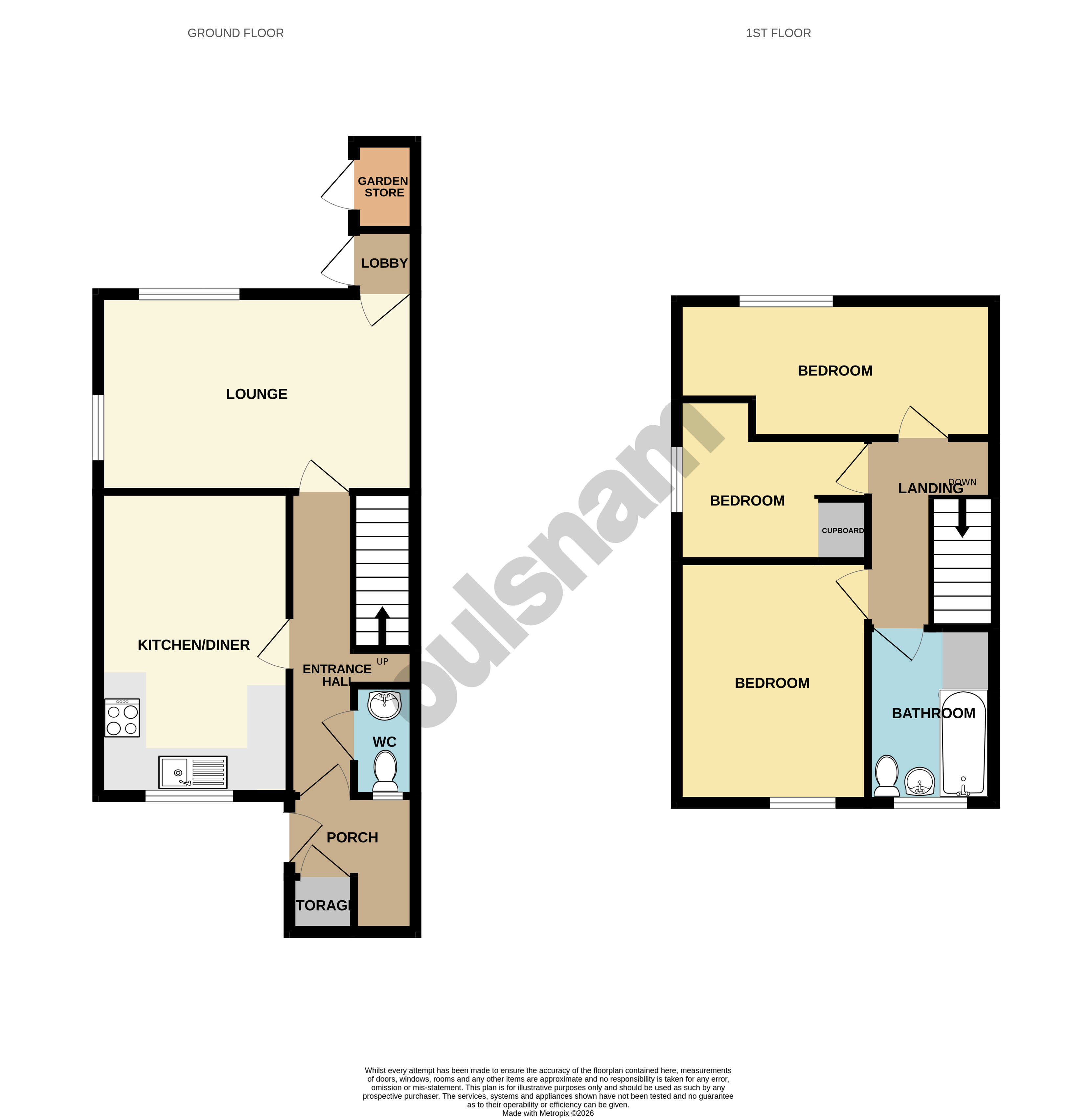 8, Gullane Close, Birmingham floorplan