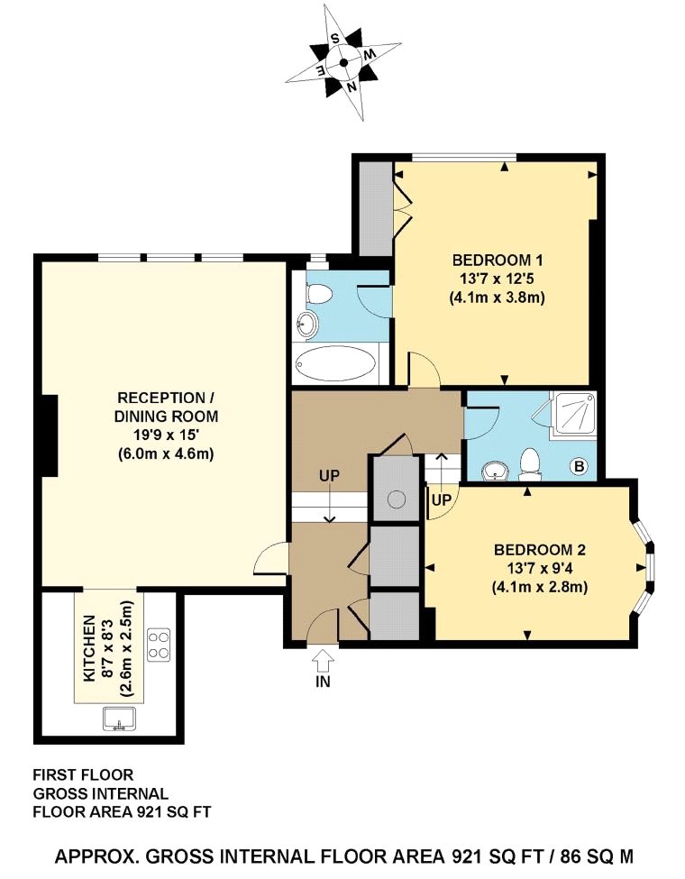 2 Bedrooms Flat to rent in Queens Avenue, Muswell Hill, London N10