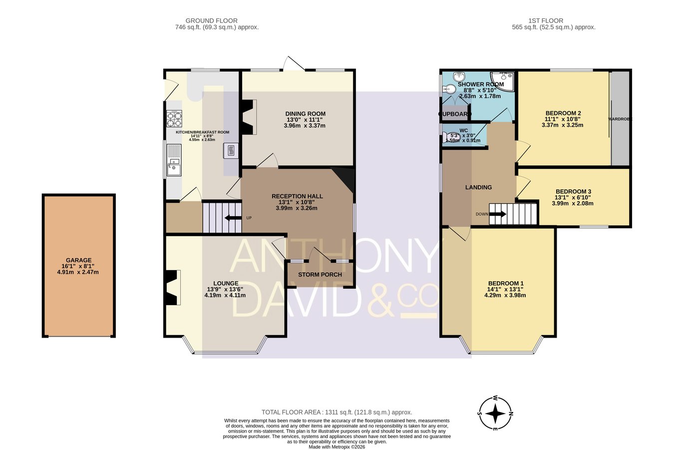 13, Harbour Hill Road, POOLE floorplan