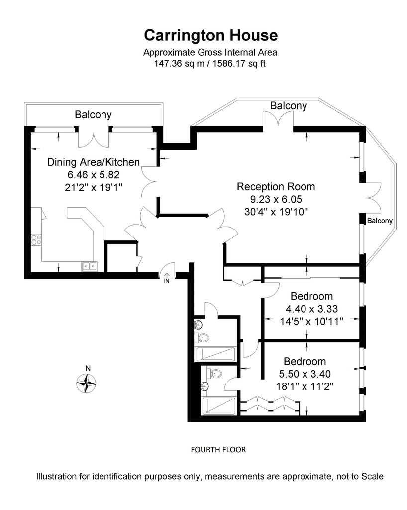 2 Bedrooms  to rent in Montague Road, London SW19