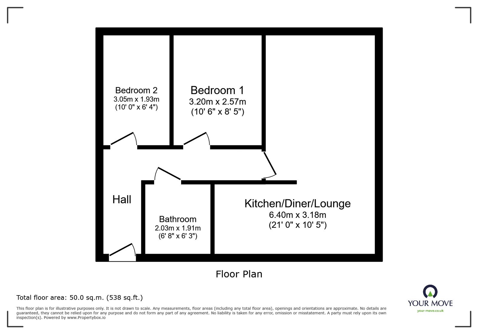 111, Grants Yard, Staffordshire floorplan