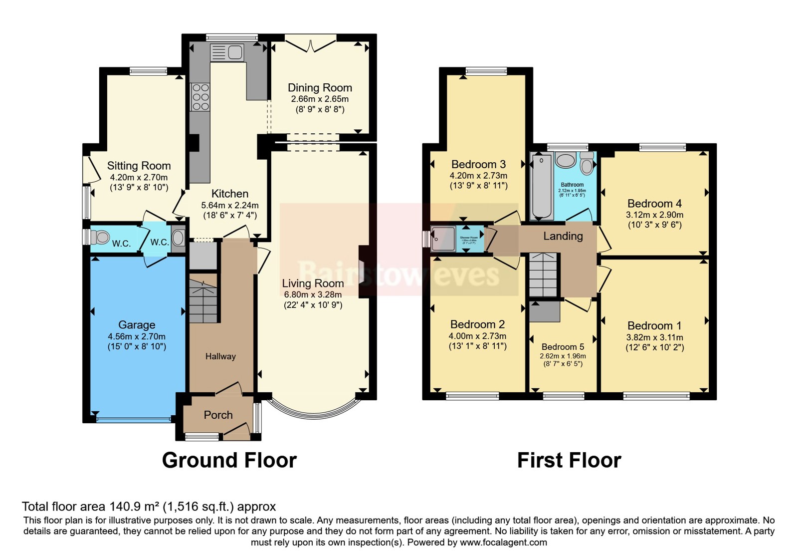 34, Hayden Lane, Nottingham floorplan