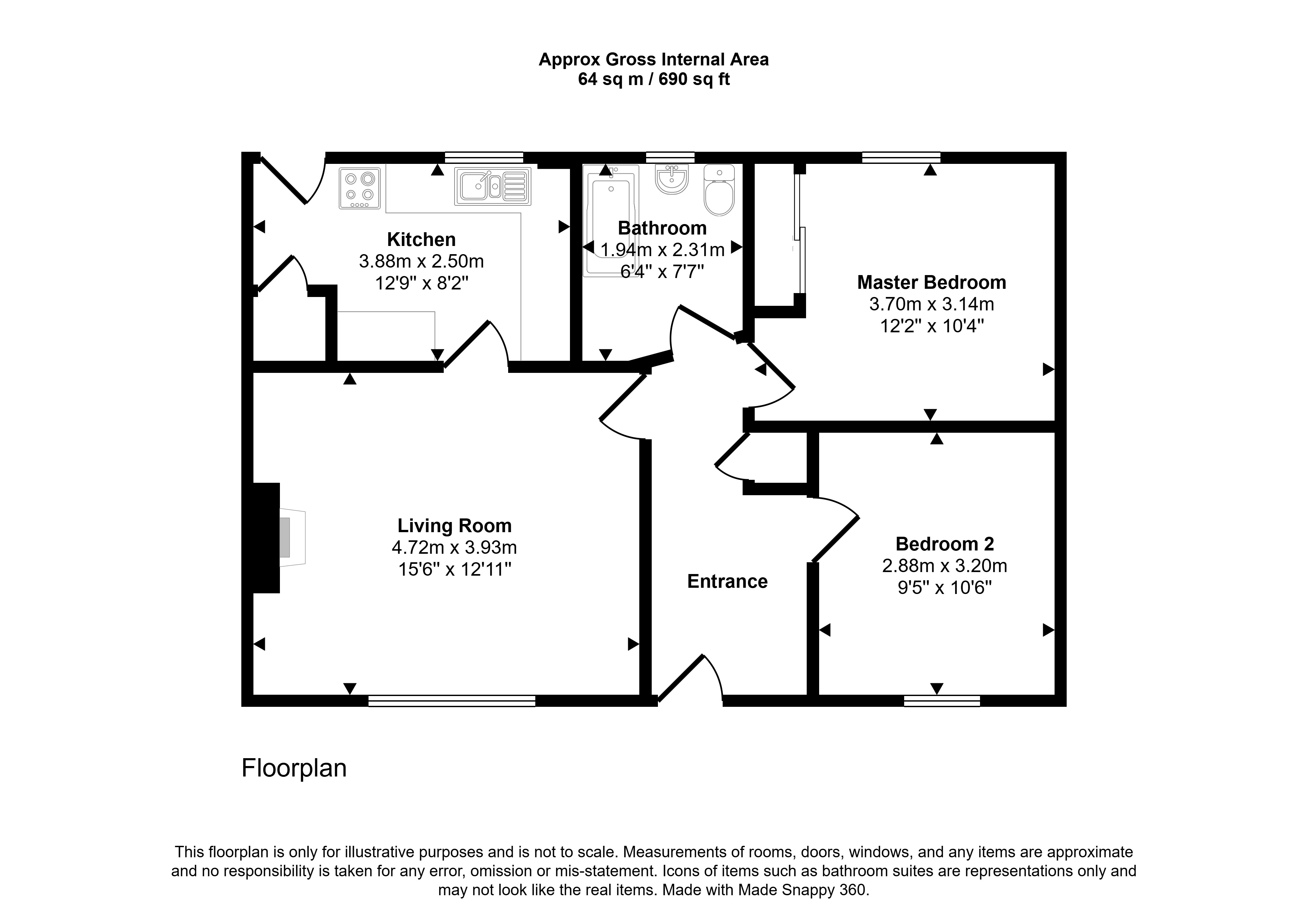 17, Earl Thorfinn Street, Kirkwall floorplan