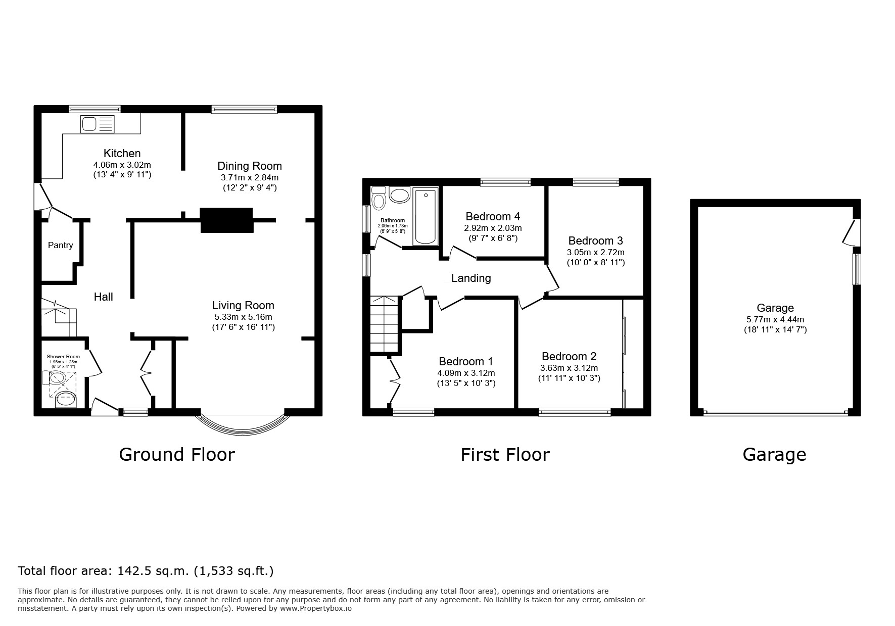 11, Whitegates Crescent, Willaston floorplan