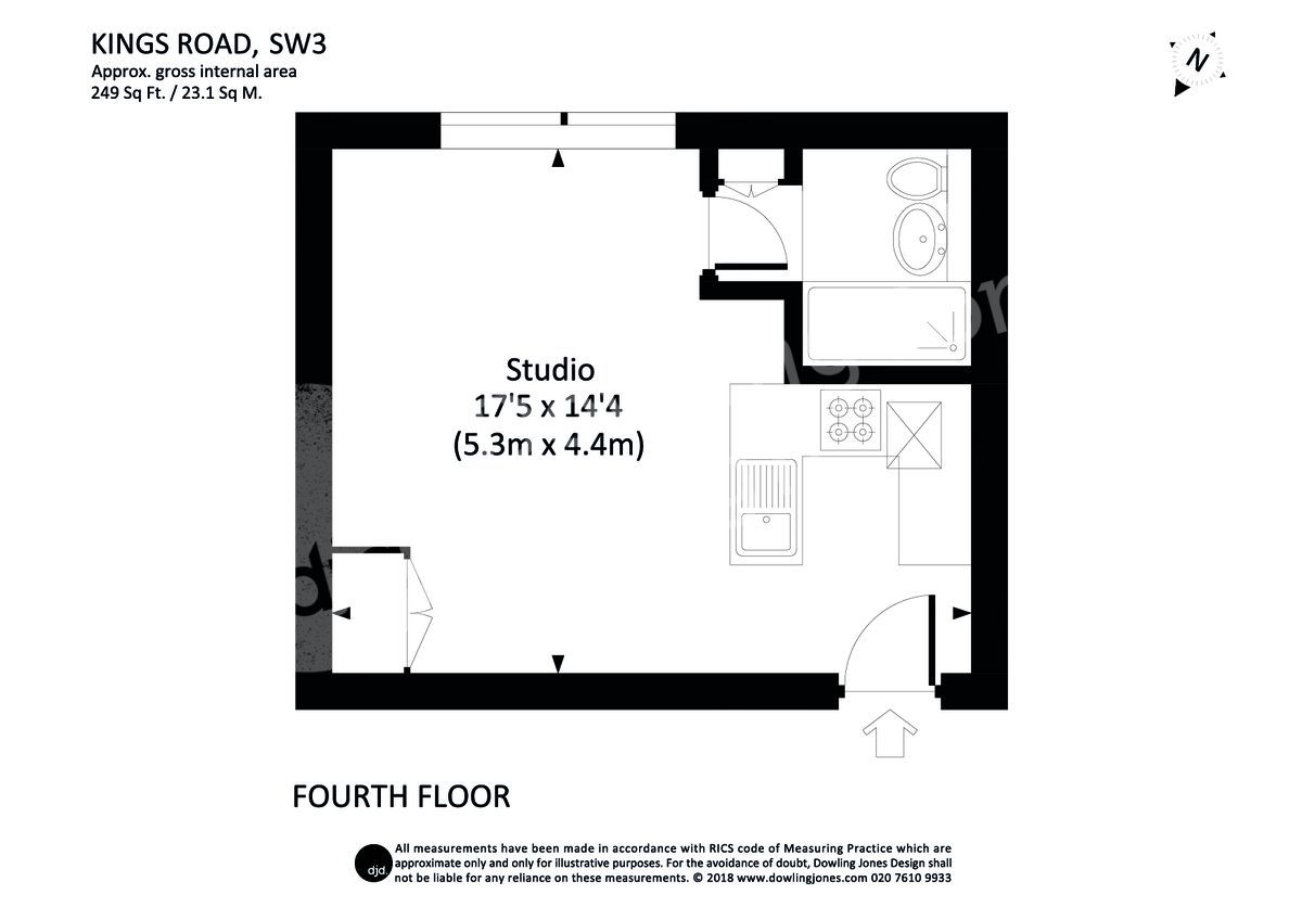 0 Bedrooms Studio to rent in Kings Road, London SW3