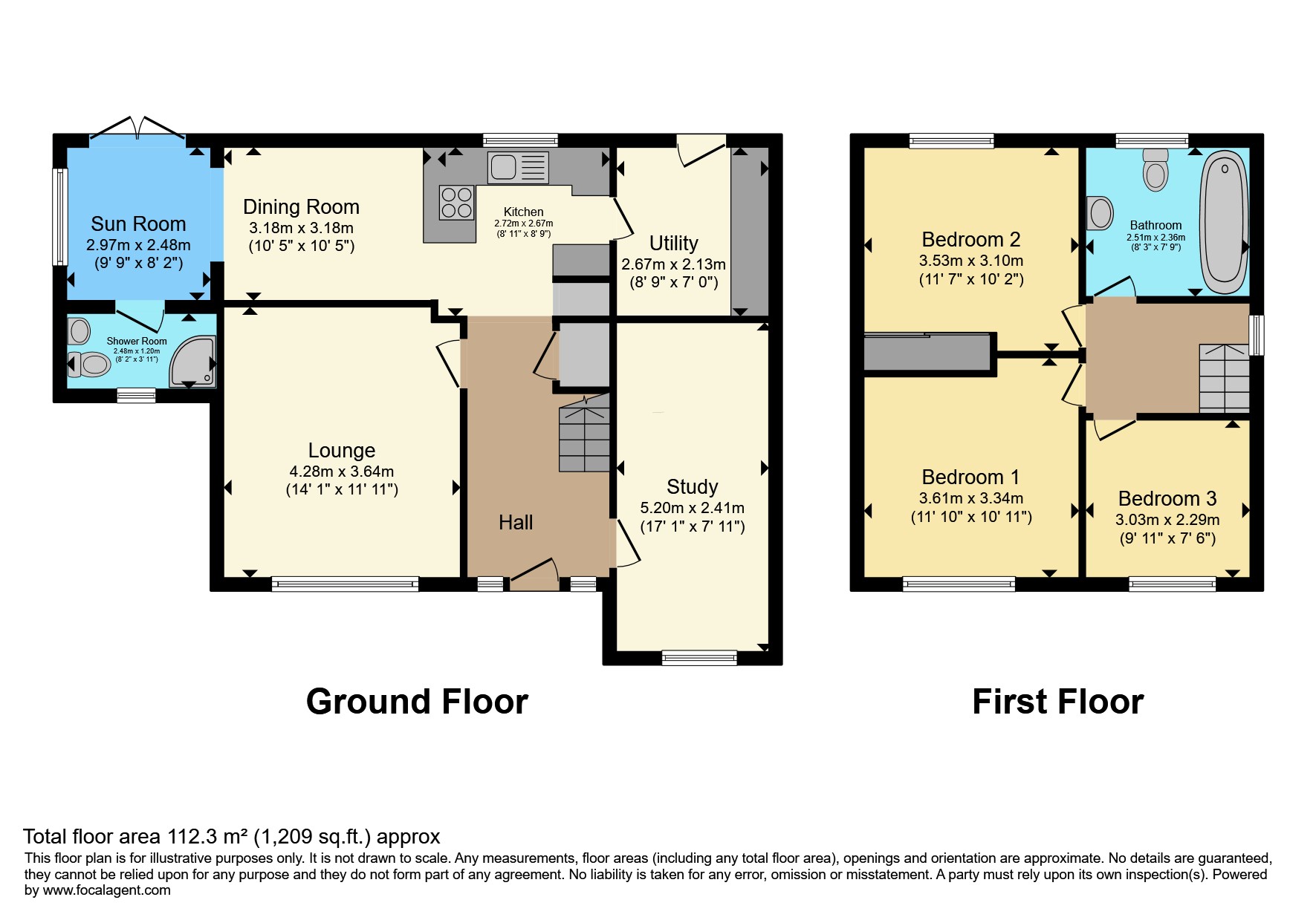 3, Chilham Close, Winsford floorplan
