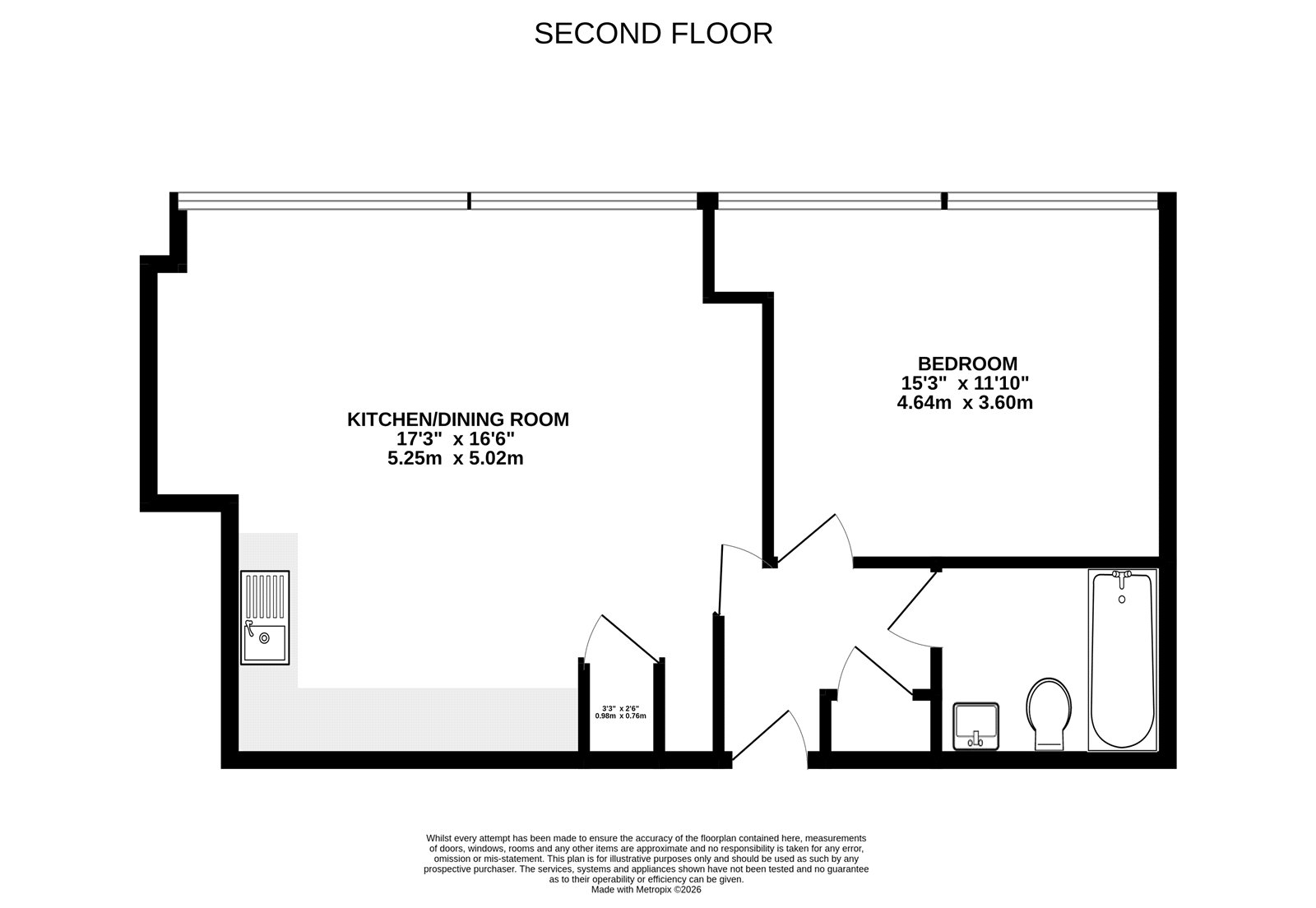 12 Gordon Place,, Birchett Road, Hampshire floorplan
