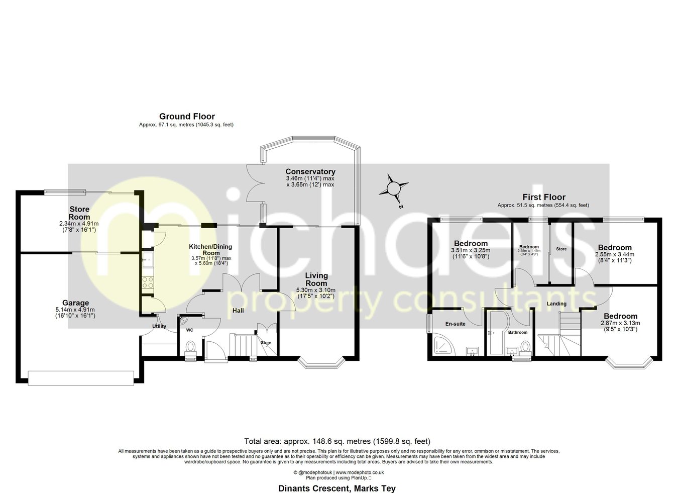 3, Dinants Crescent, Colchester floorplan