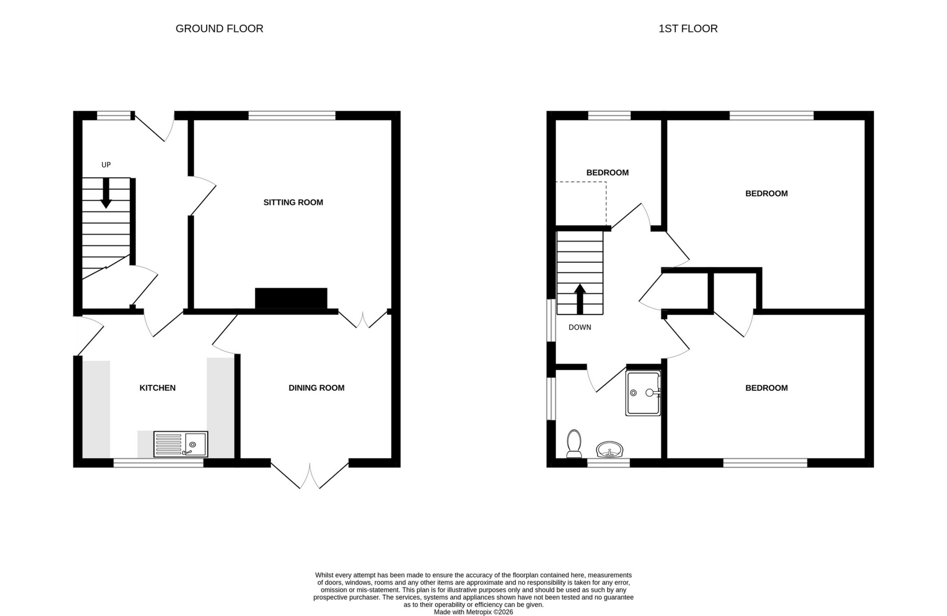 26, Dorset Gardens, Walmer floorplan