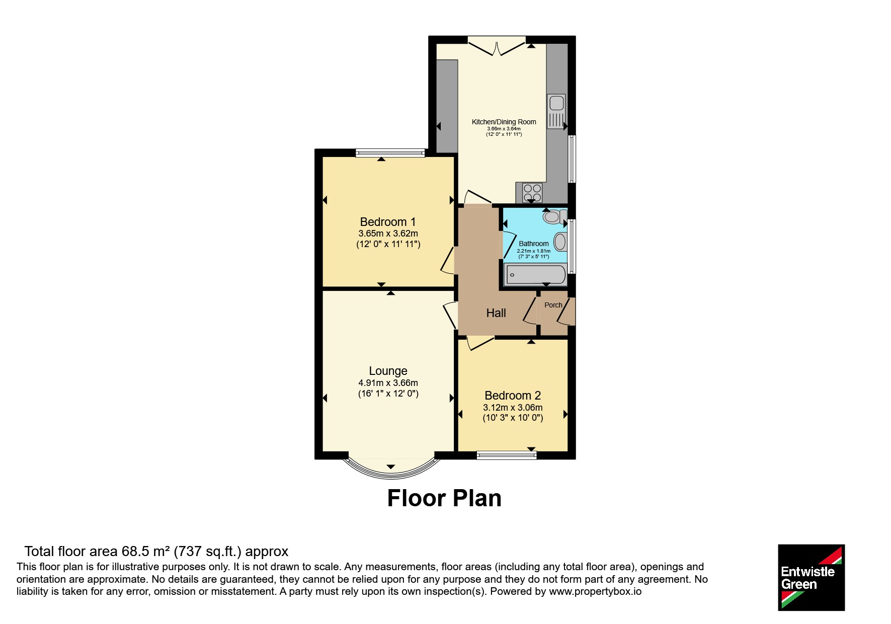 9, Arden Close, Lancaster floorplan