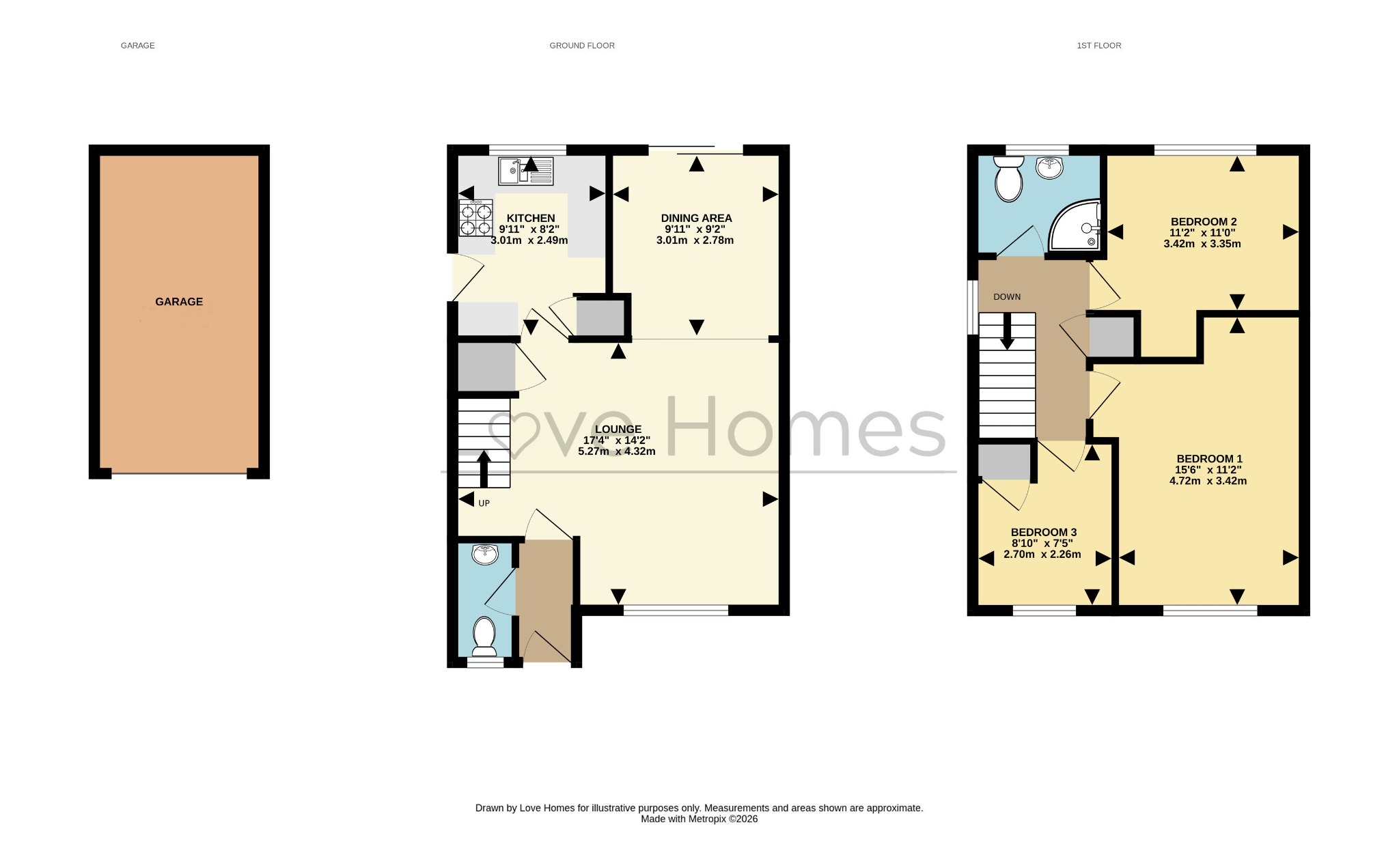 18 Osprey Road, Flitwick, Bedfordshire floorplan