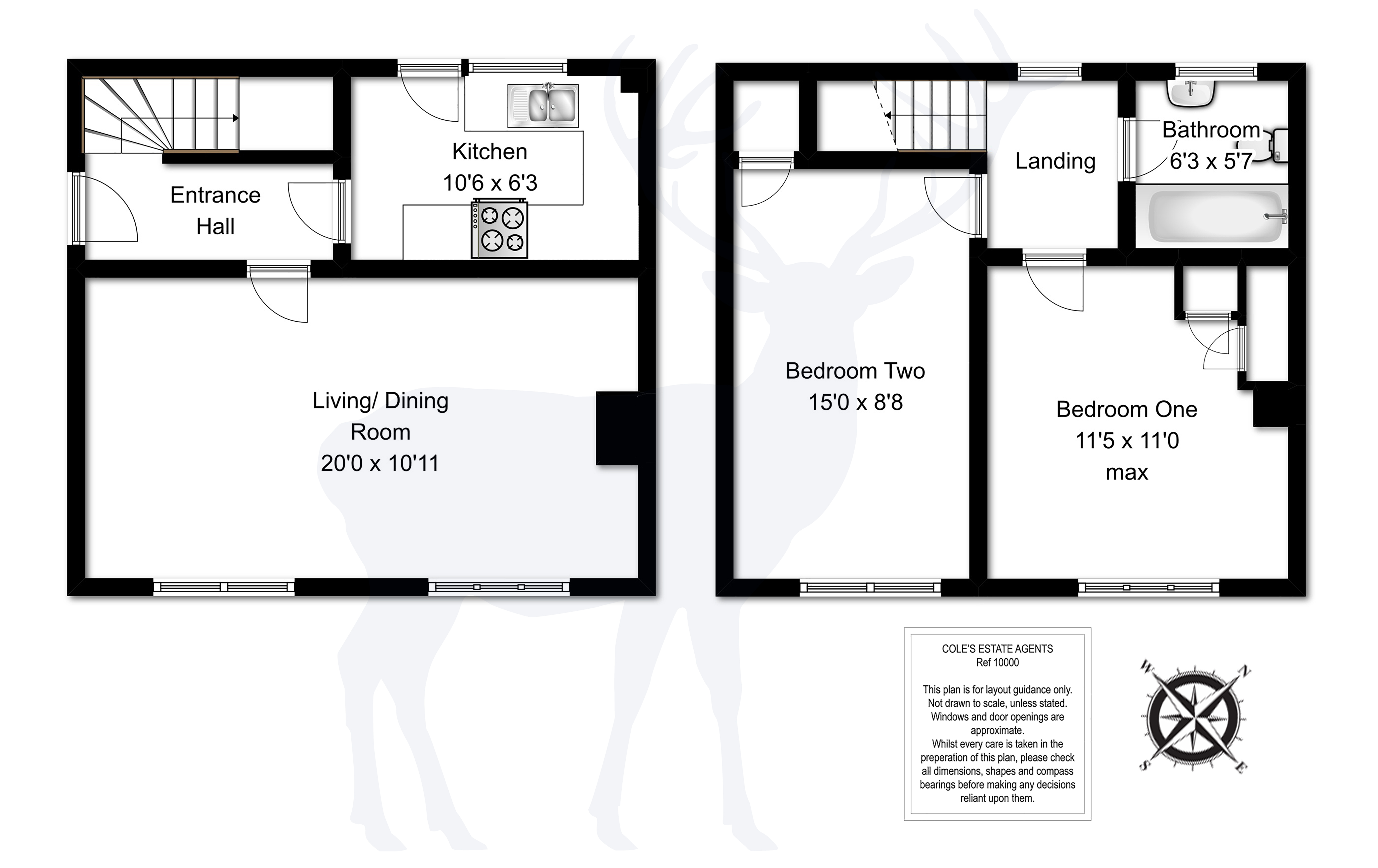 2 Bedrooms Semi-detached house for sale in Hatch End, Forest Row, East Sussex RH18