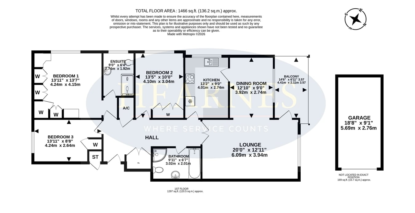 Red Roofs, Dudsbury Avenue, Ferndown floorplan
