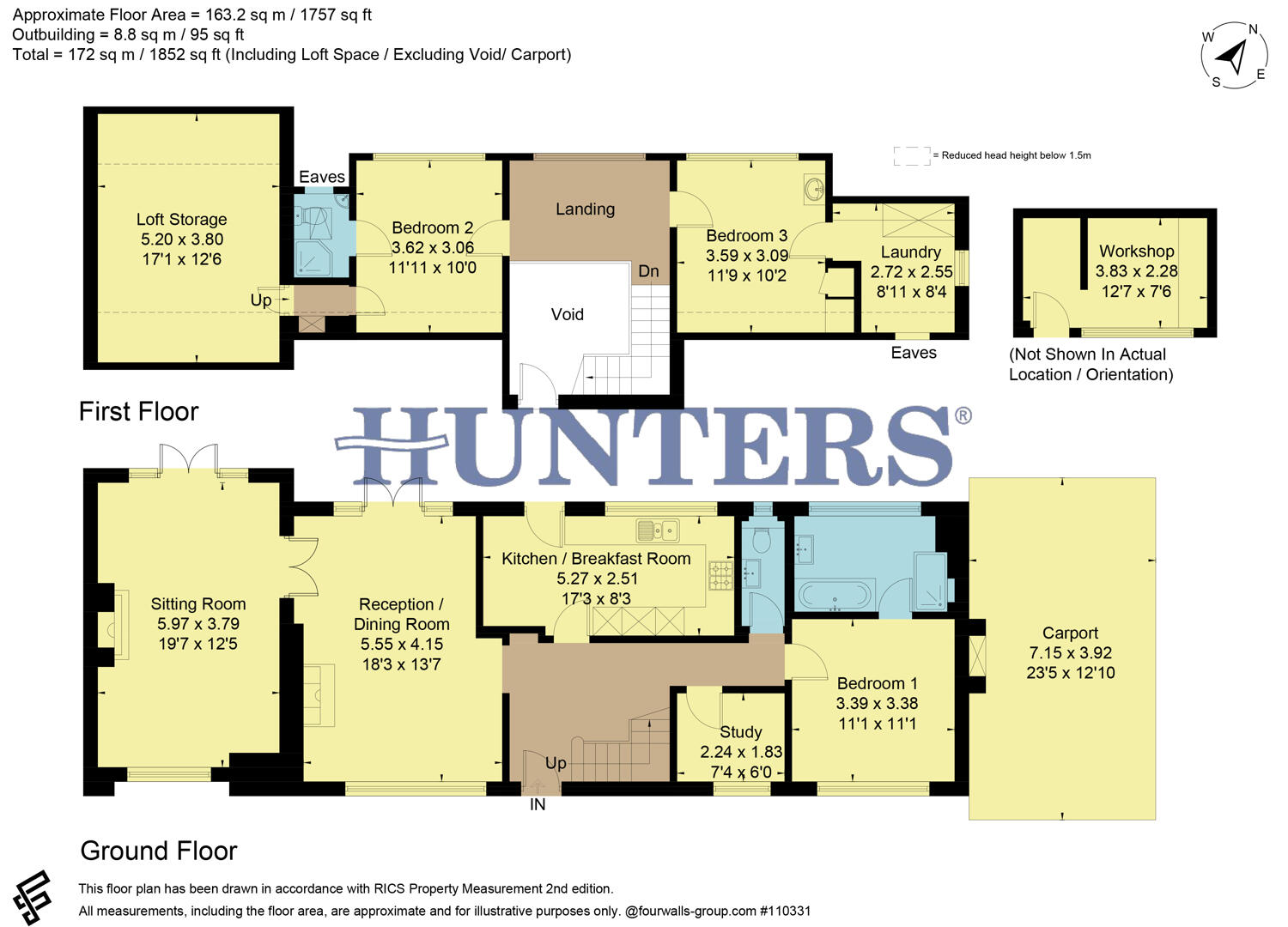 32, Hawksworth Avenue, Leeds floorplan