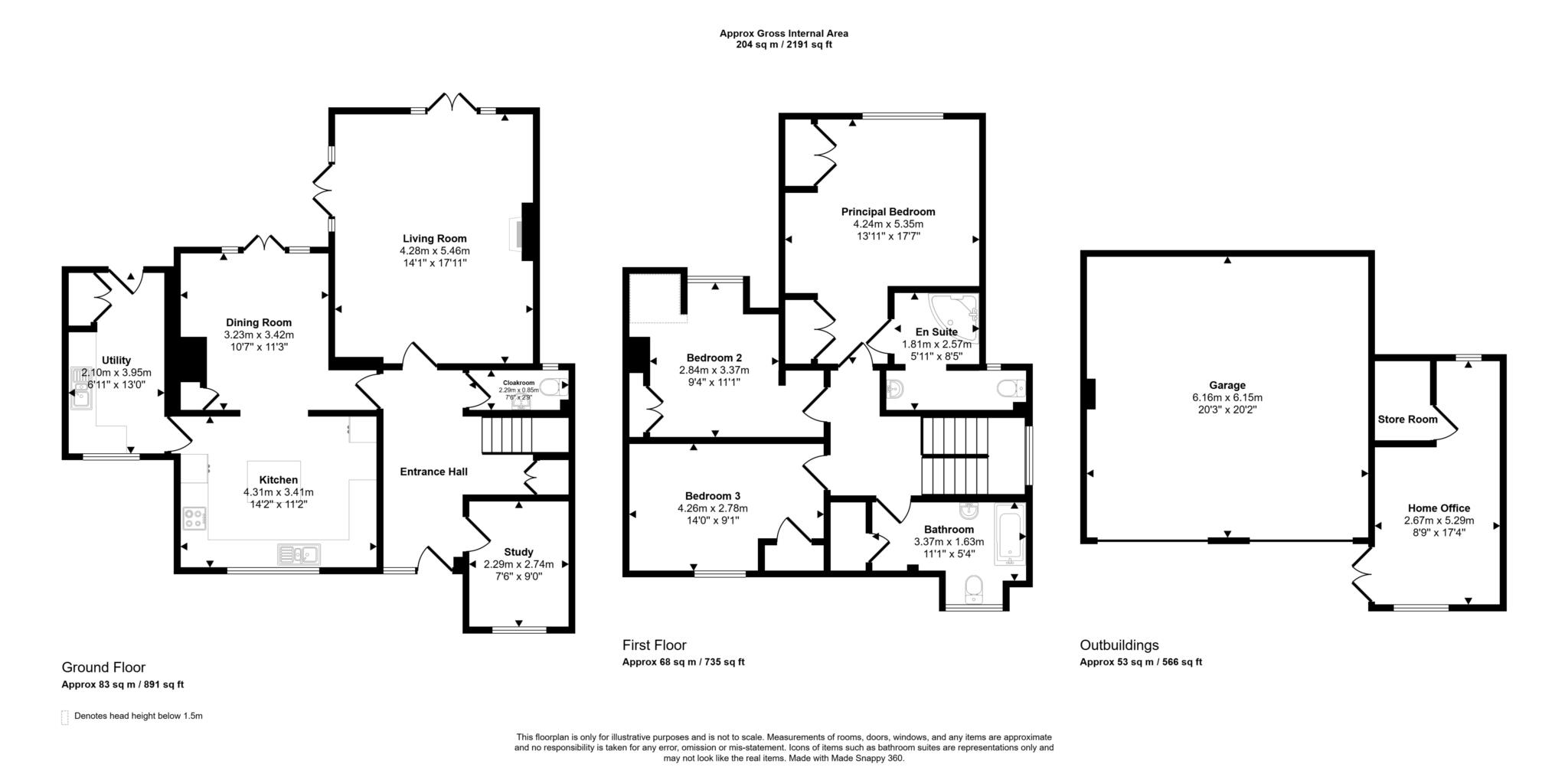 Larkfield House, The Village, Gloucester floorplan