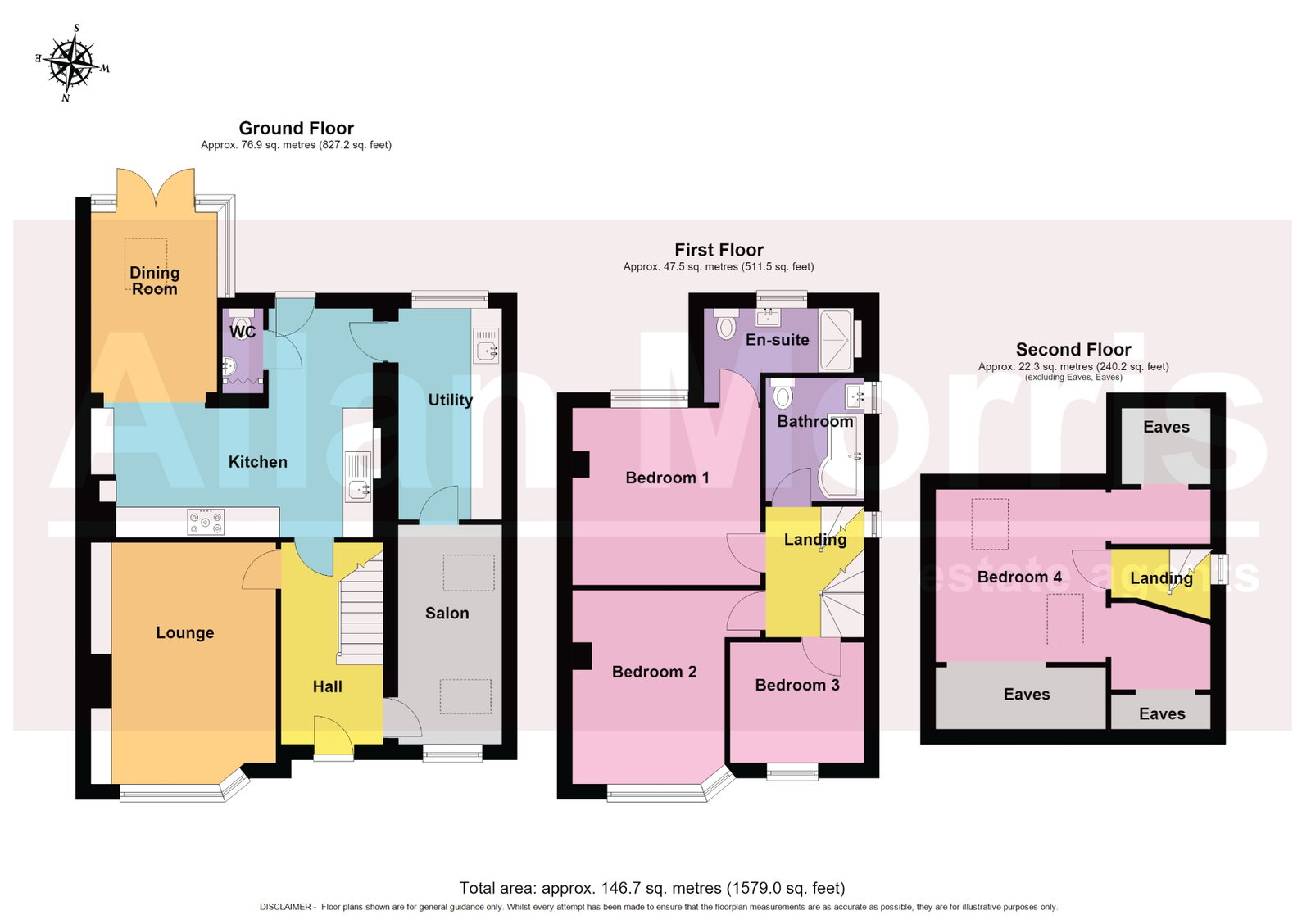 63, Woodland Road, Worcester floorplan