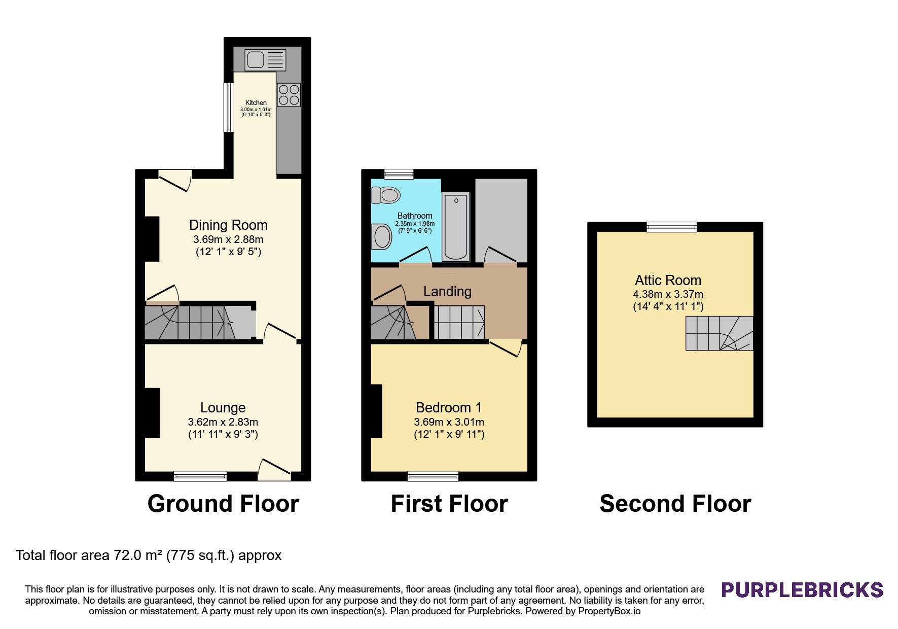 79, Mansfield Road, Sutton-in-ashfield floorplan