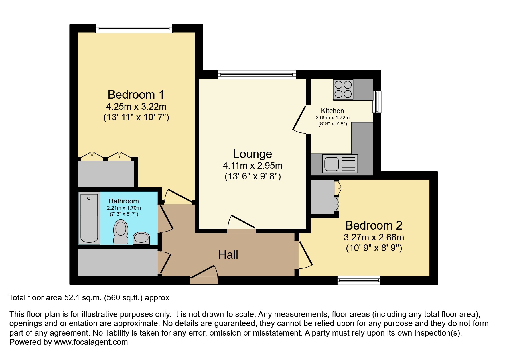 53, Homewaye House, Westbourne floorplan