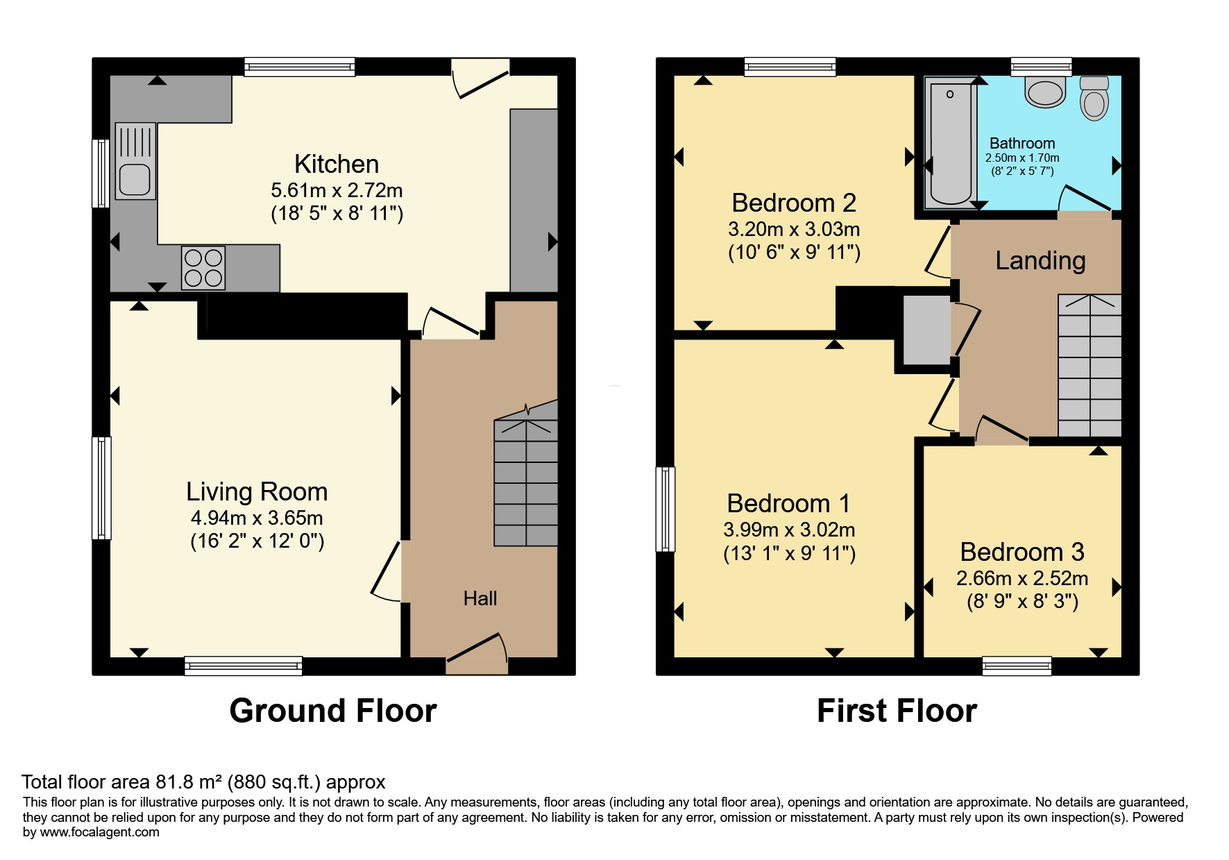 4, Carlton Close, Mansfield floorplan