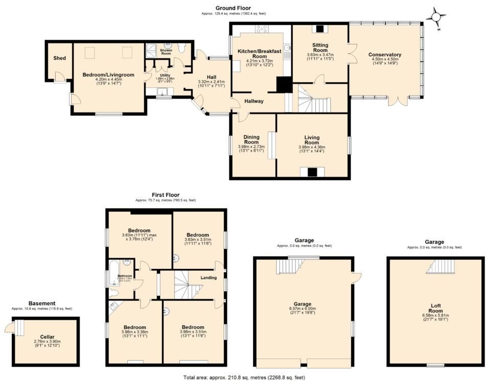 Old Manse, Mitcheldean floorplan