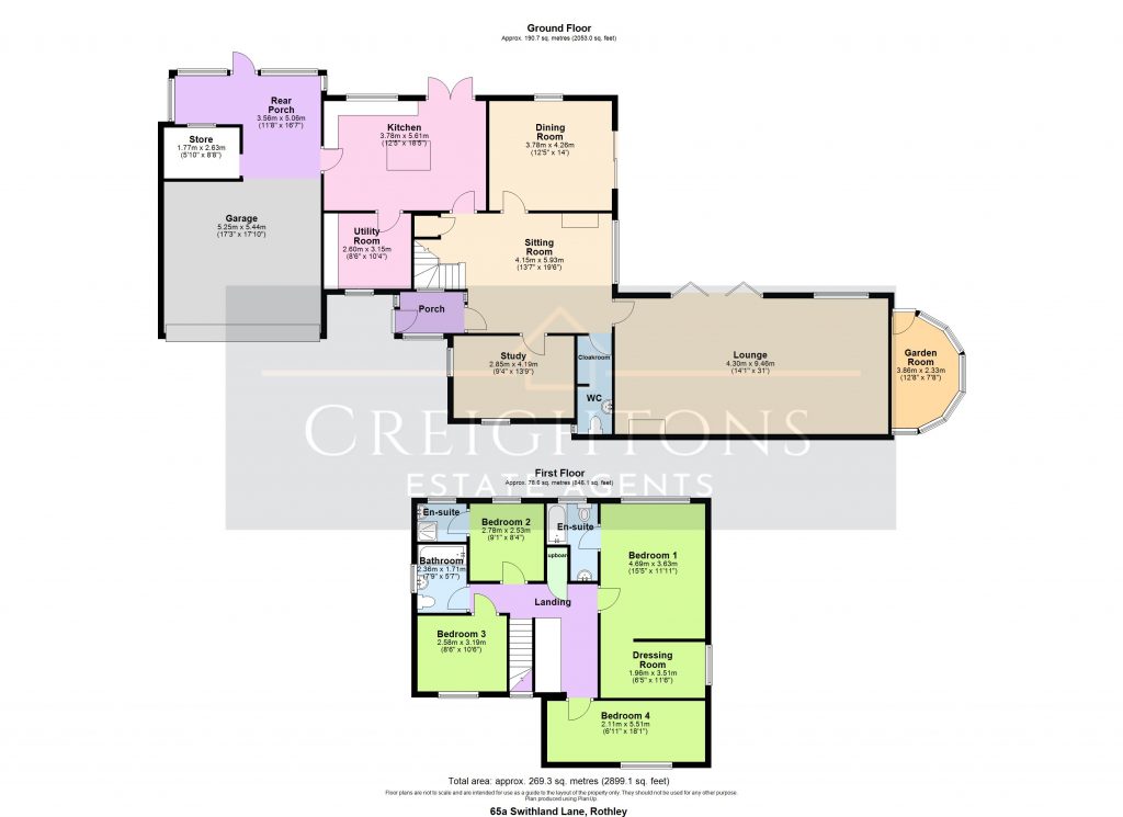 65a, Swithland Lane, Leicestershire floorplan